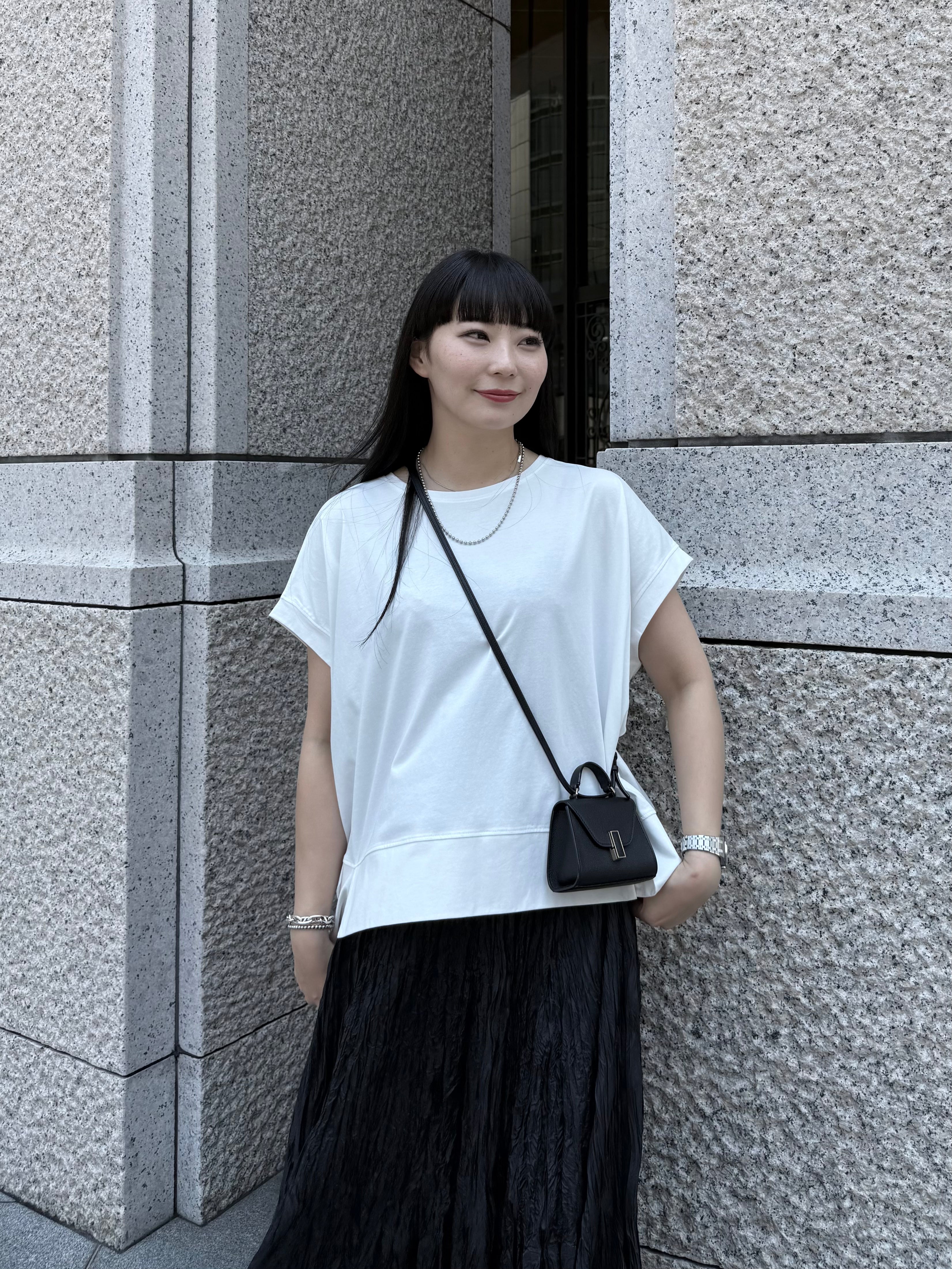 【ASYMM】NEAT TEE -white-
