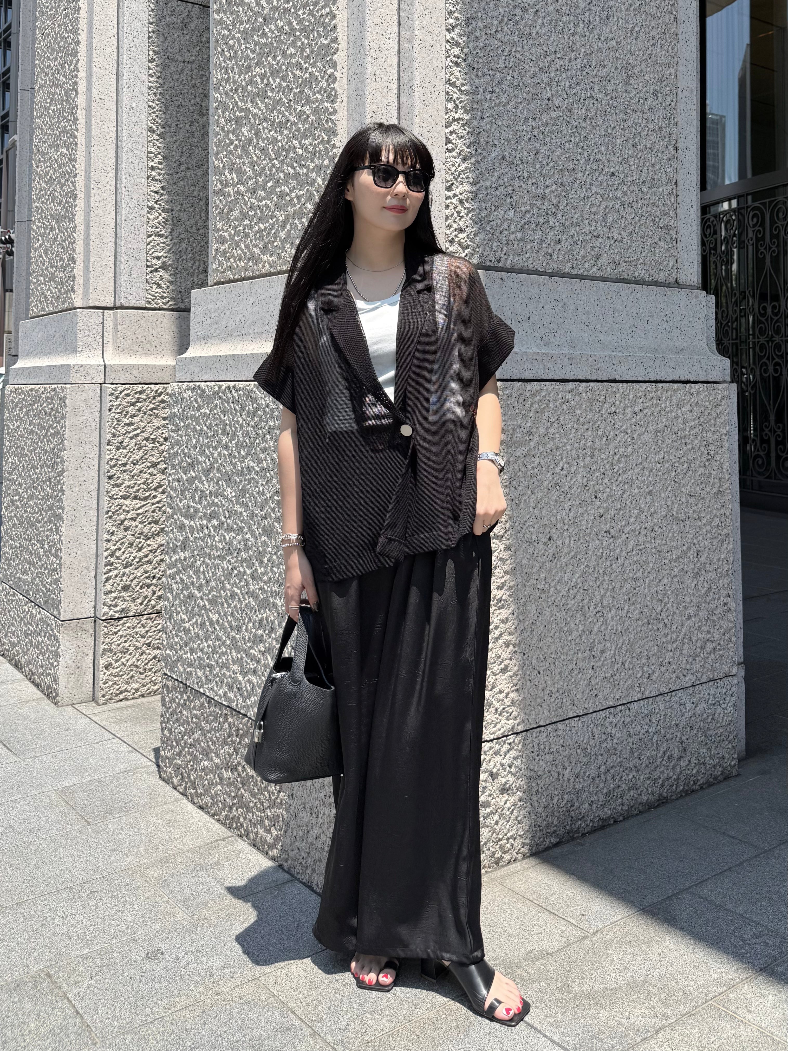 【ASYMM】AIR Mesh Jacket -black-