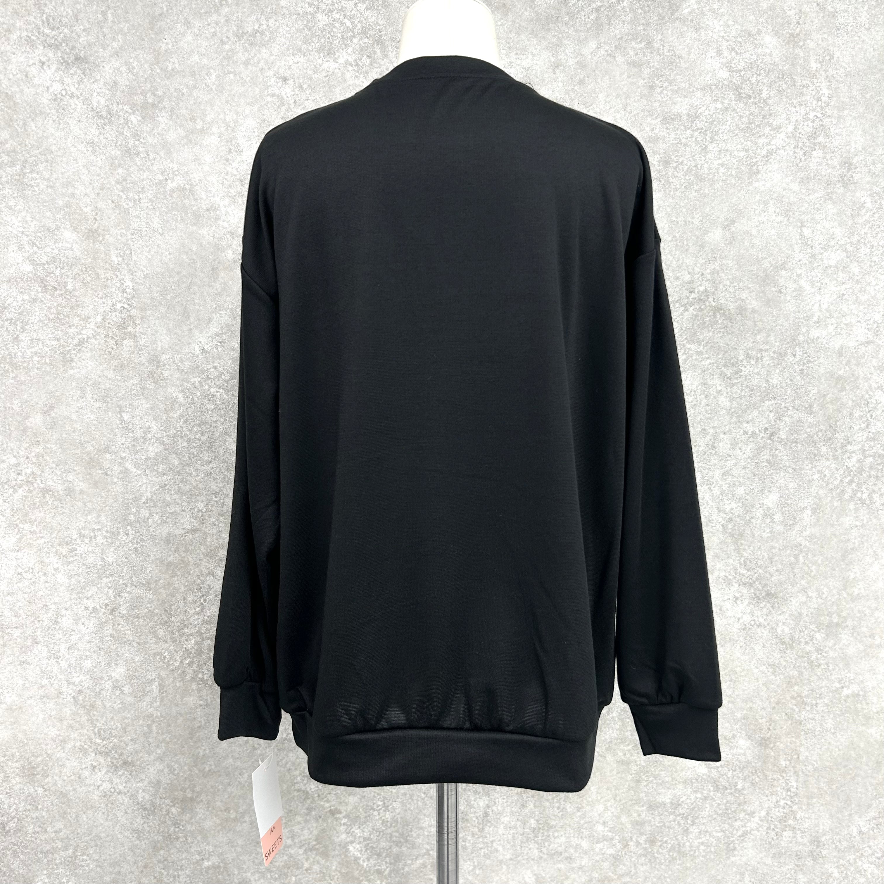 BIGリボントップス -ブラック- ※10/15〜21より配送予定