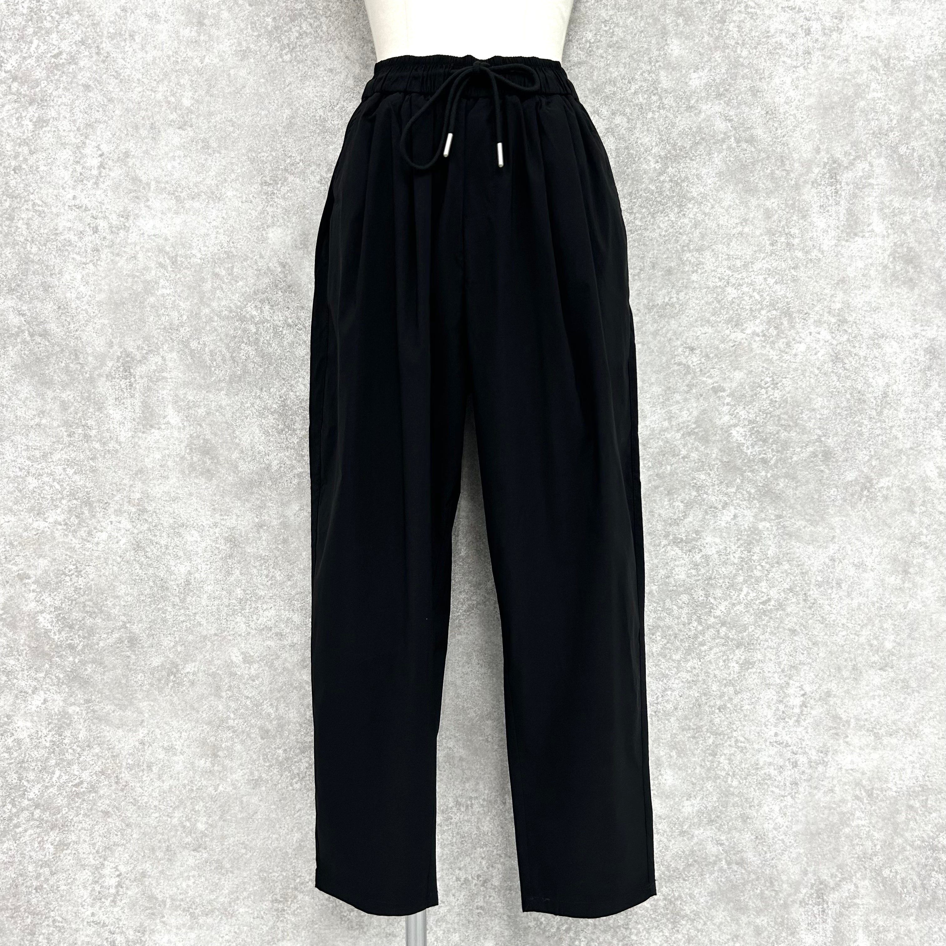 リラックスイージーパンツ -ブラック- ※10/15-21頃より順次配送予定