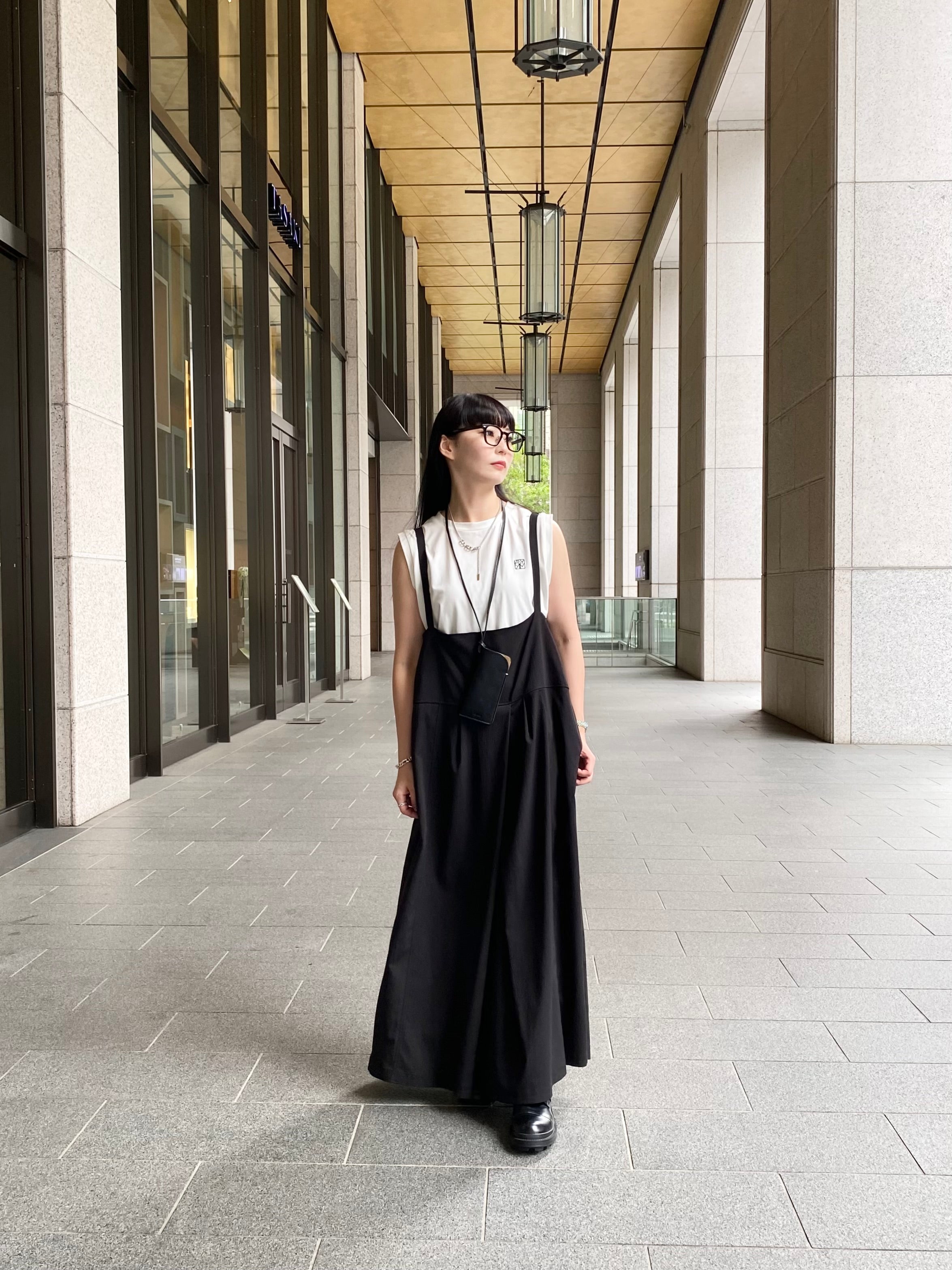 【ASYMM】ASYMM EMBLEM TANK -white-