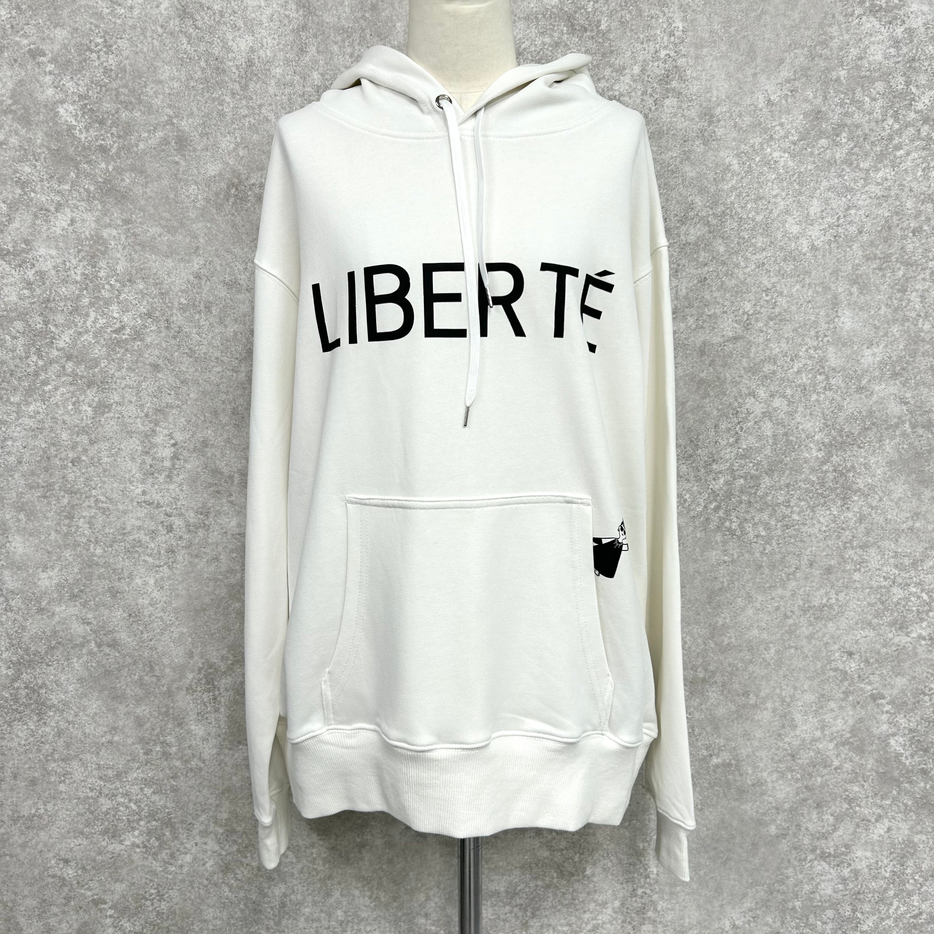 【HAPPYFACE】EMMA LIBERTEパーカー -ホワイト- ※10/22~28より順次配送