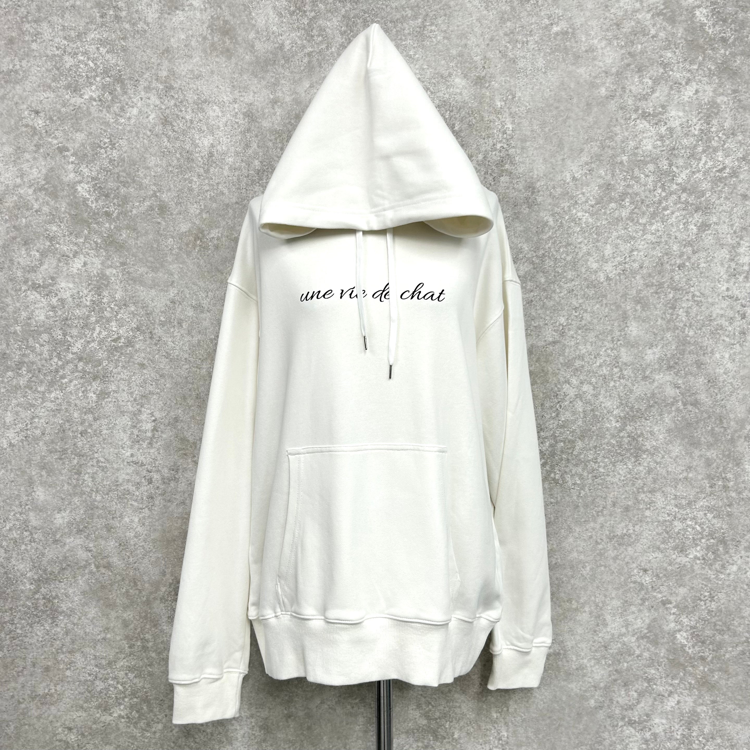 【HAPPYFACE】EMMA 見返りパーカー -ホワイト- ※10/22~28より順次配送