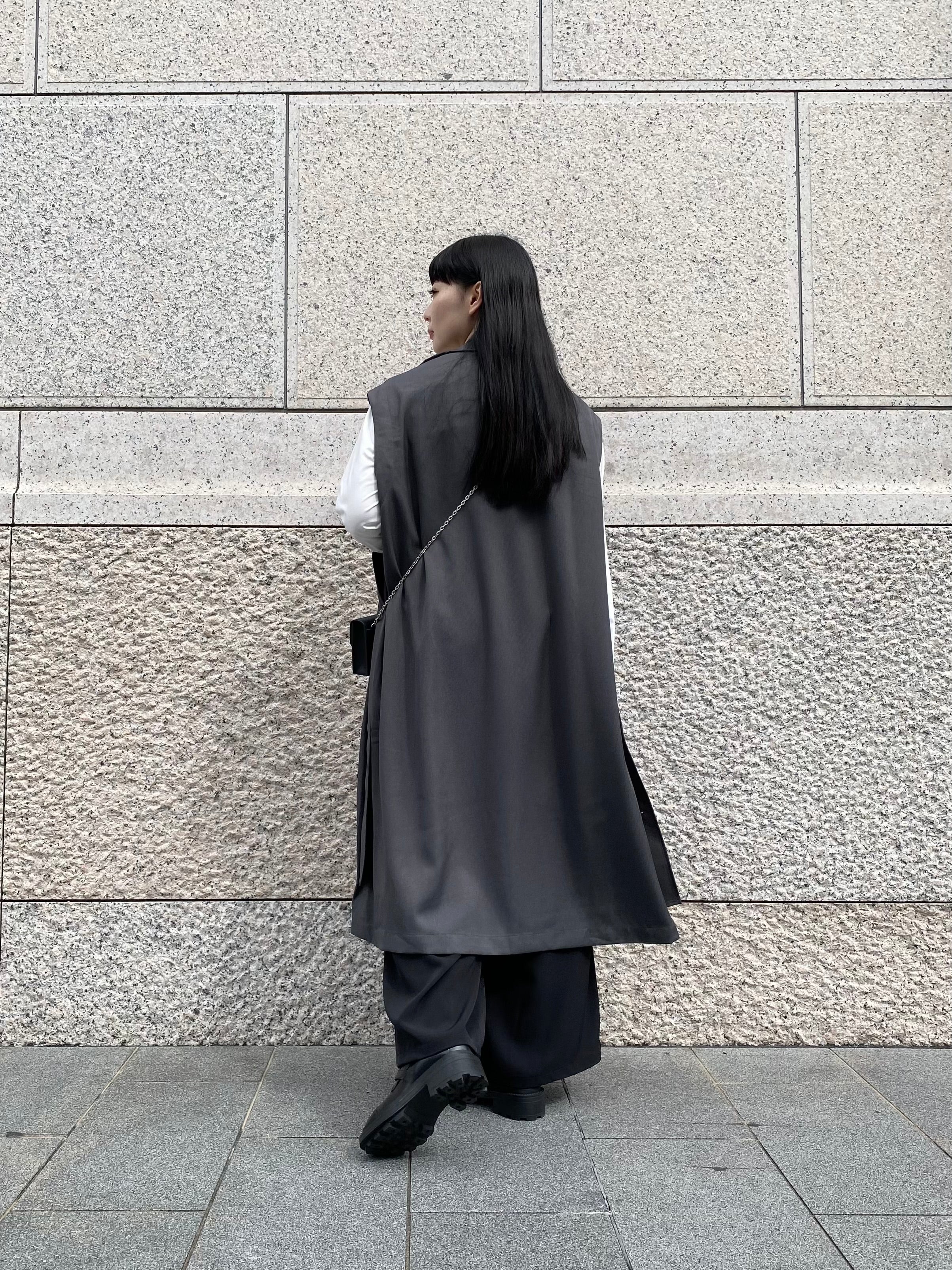 【ASYMM】GRAVITY VEST -gray-