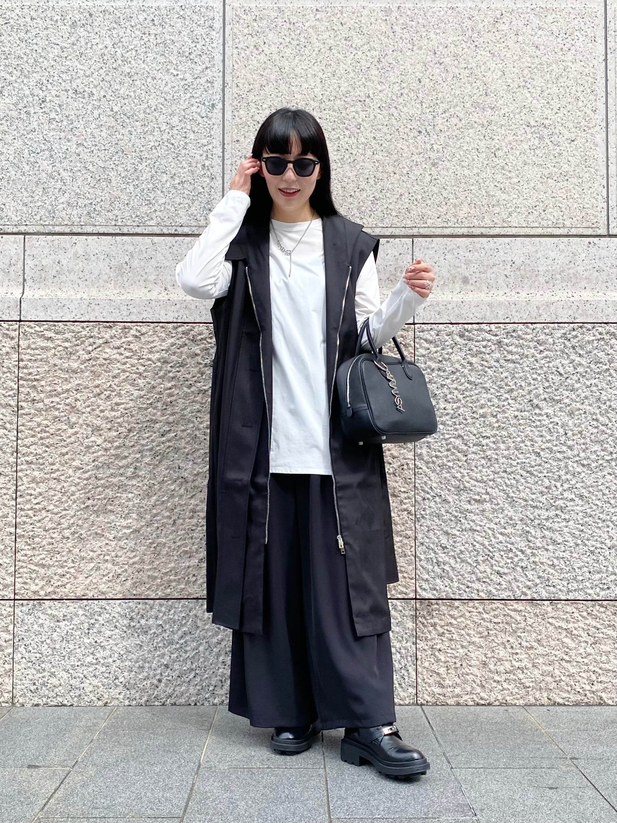 【ASYMM】GRAVITY VEST -black-