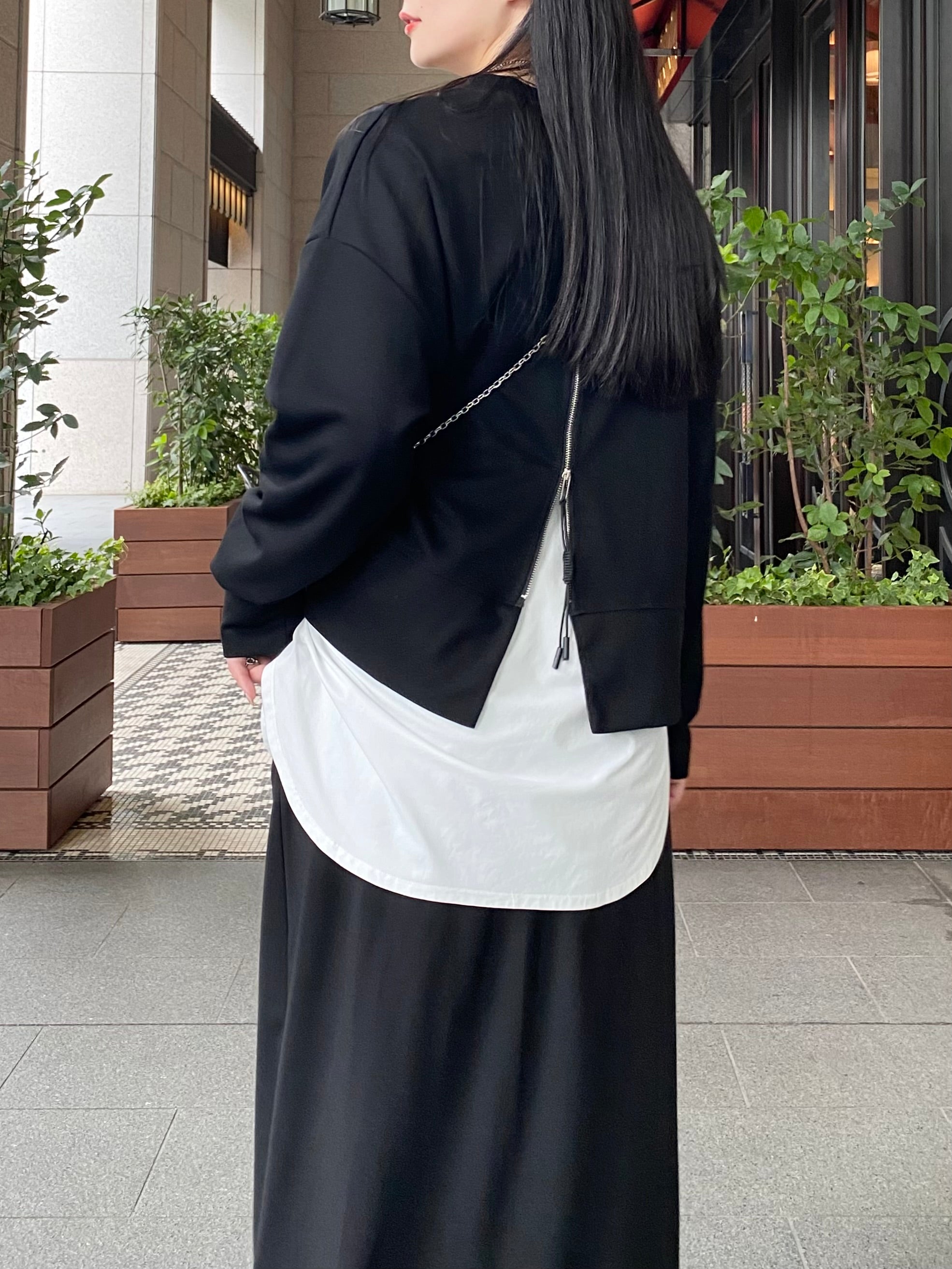 【ASYMM】LAYER MATE LONG SLEEVE -off white-