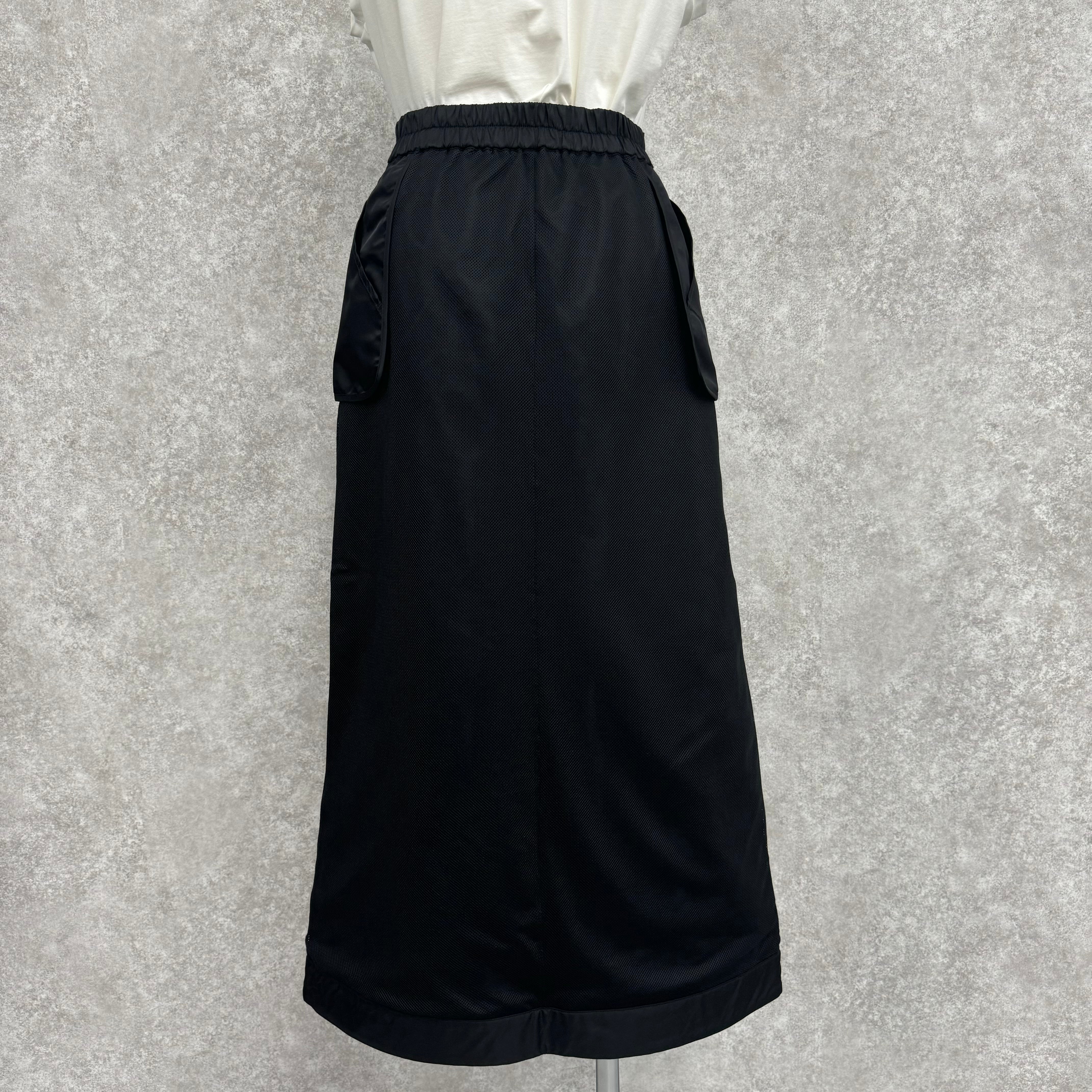 【Teracce Summer SALE 】ミリタリーナロースカート   -ブラック- ※8/27-9/2より順次発送予定