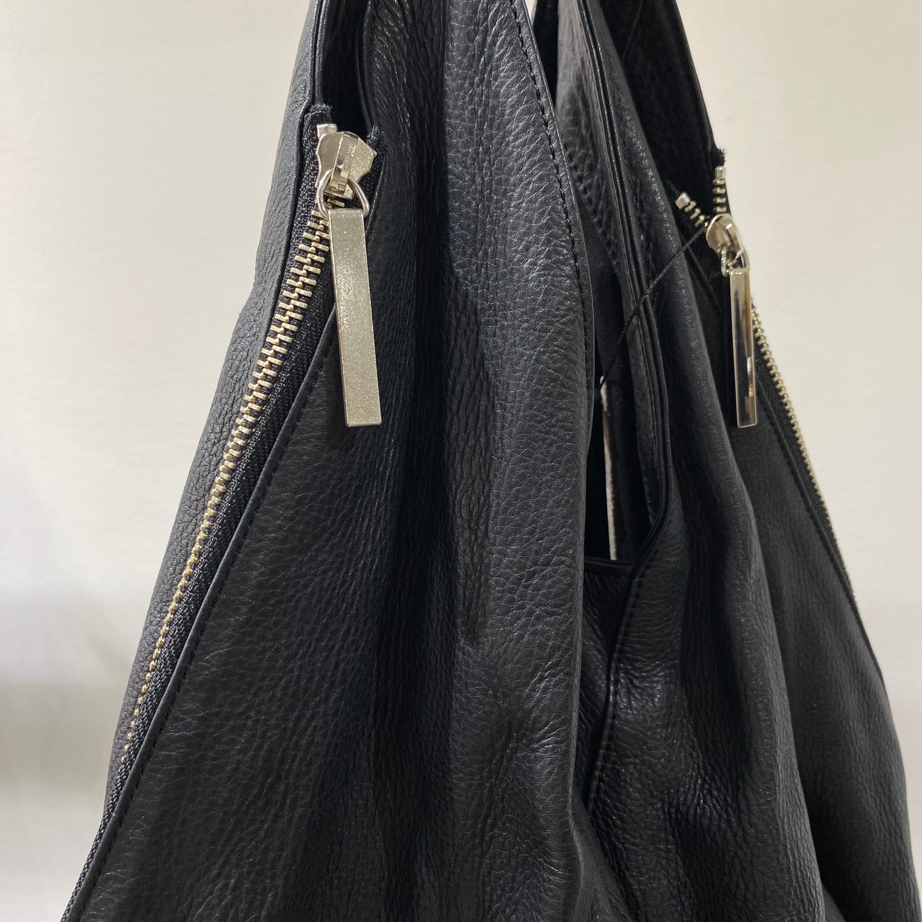 ⚠️予約【MUL101-501019】バーティカルトート(洗い加工) -ブラック- ※R7. 6月末納品予定