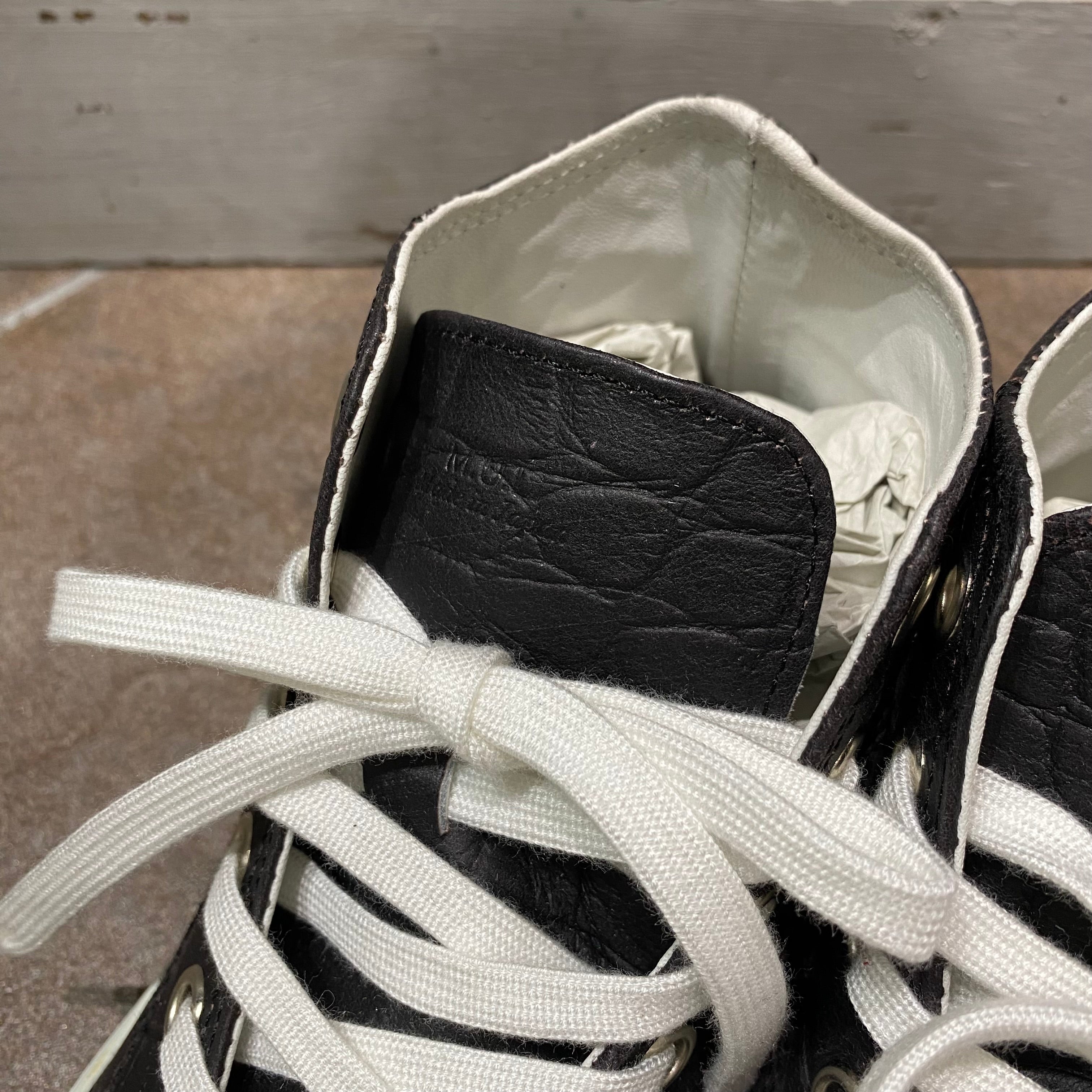 ⚠️予約【M.U.L.】ハイカットスニーカー -vintage ブラック- ※R7. 6月末納品予定