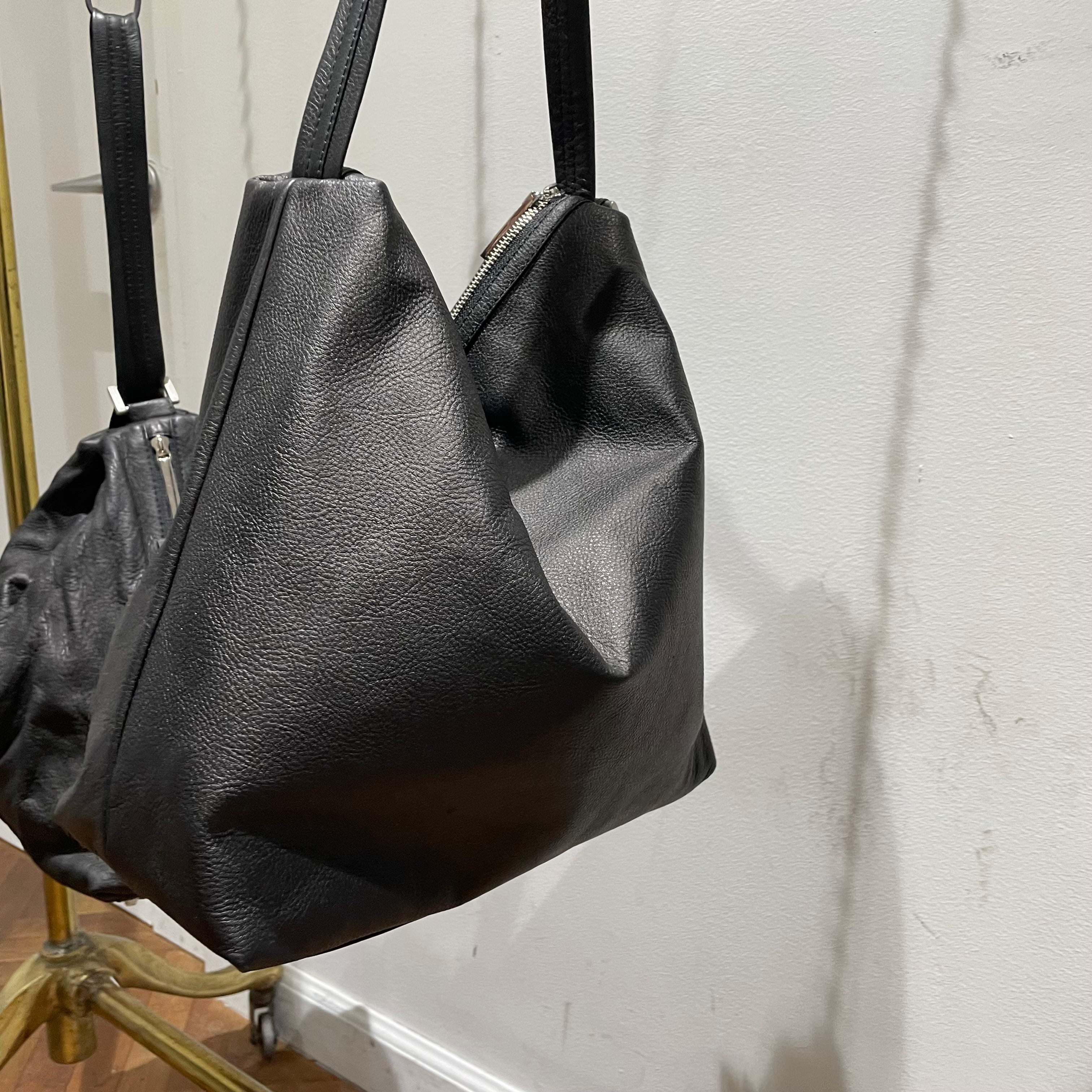【M.U.L.】ドロップ2way M   ブラック ソフトダメージオイルレザー    ※一週間以内に配送 ※事務所配送