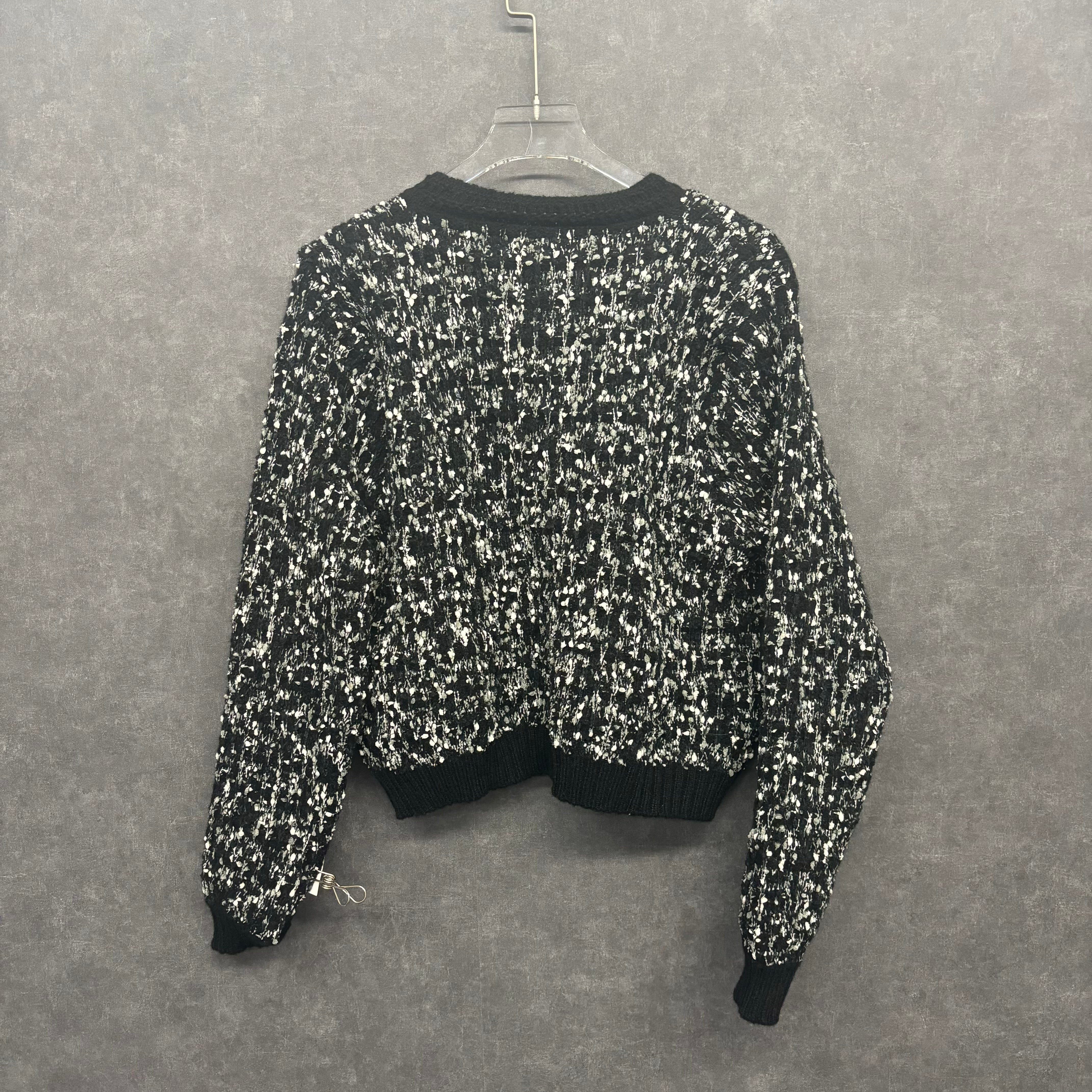 【予約】ツイードジャケット ブラック ※11月下旬~12月上旬頃より順次配送予定