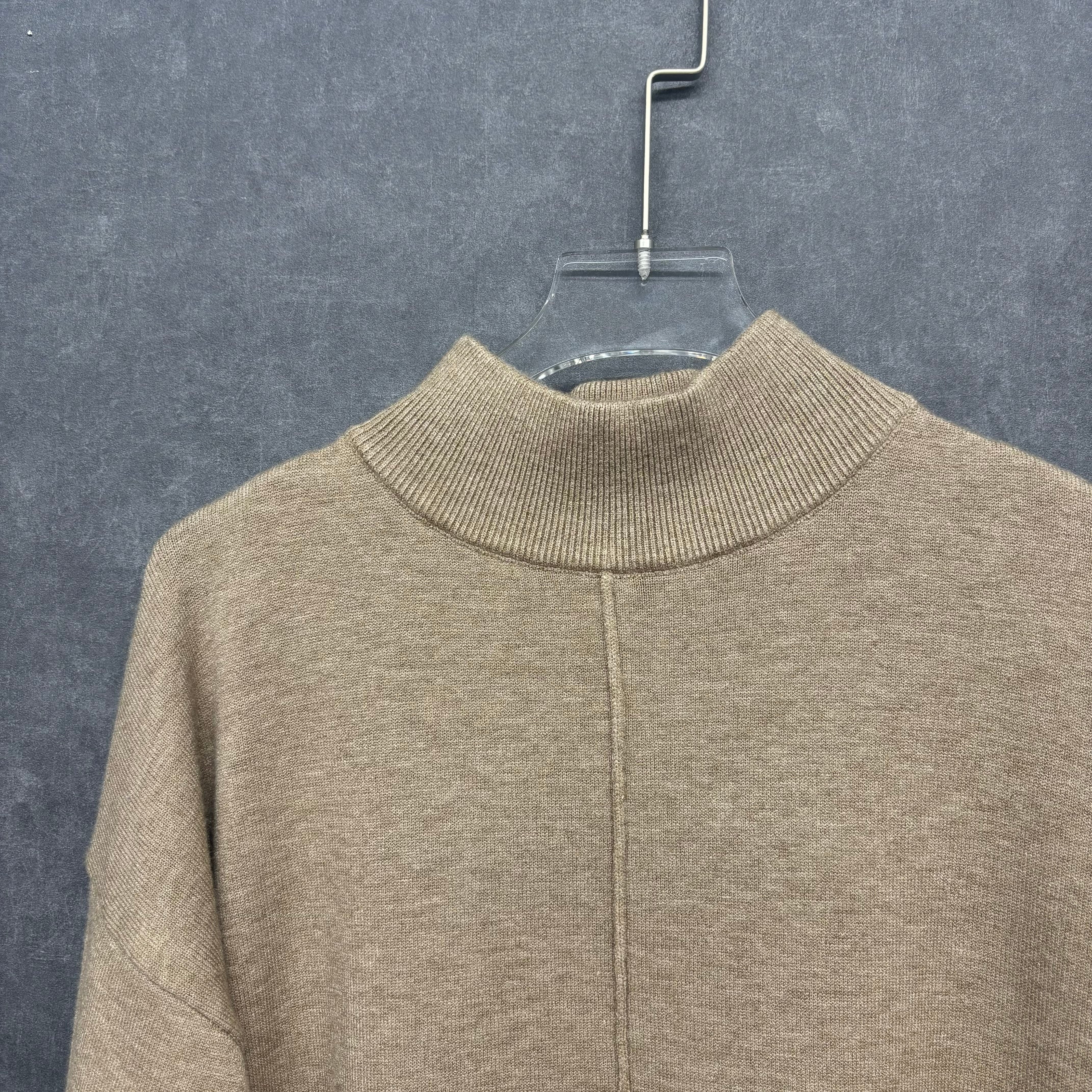 【予約】ロングニットワンピース ベージュ ※11月下旬~12月上旬頃より順次配送予定