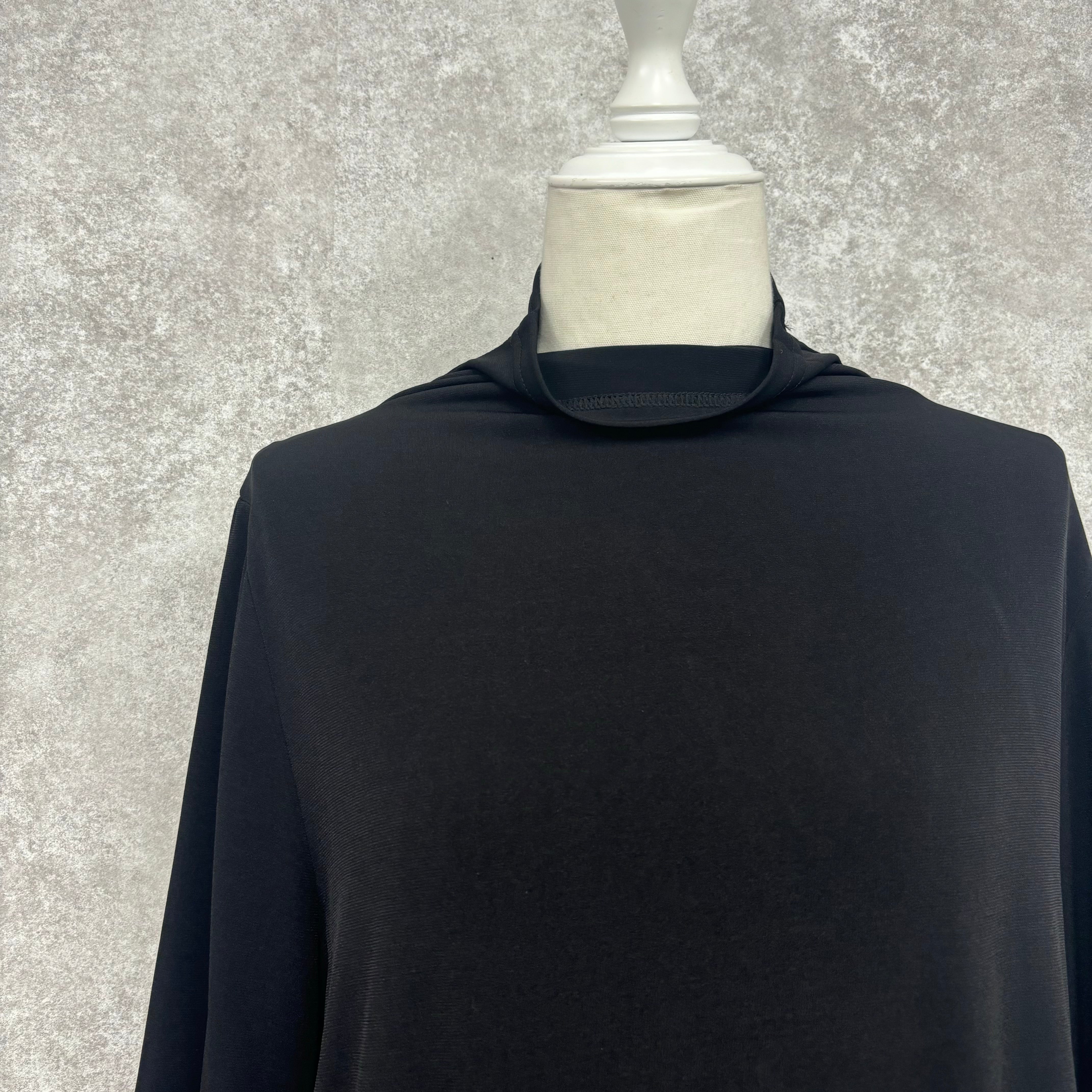 バルーン袖Tシャツ クロ ※10/29-11/4頃より順次配送予定