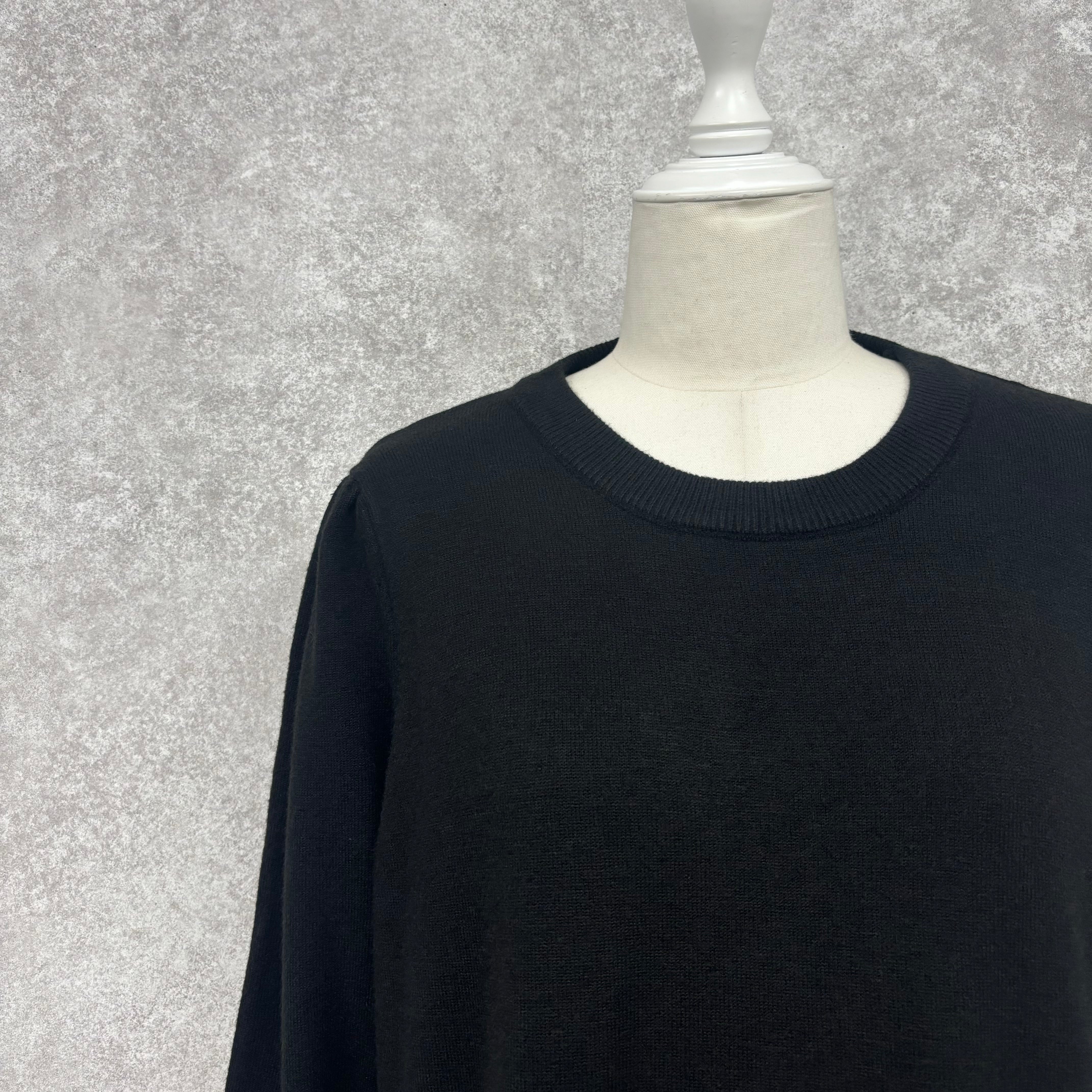 切り替えフリルワンピース ブラック ※10/29-11/4頃より順次配送予定