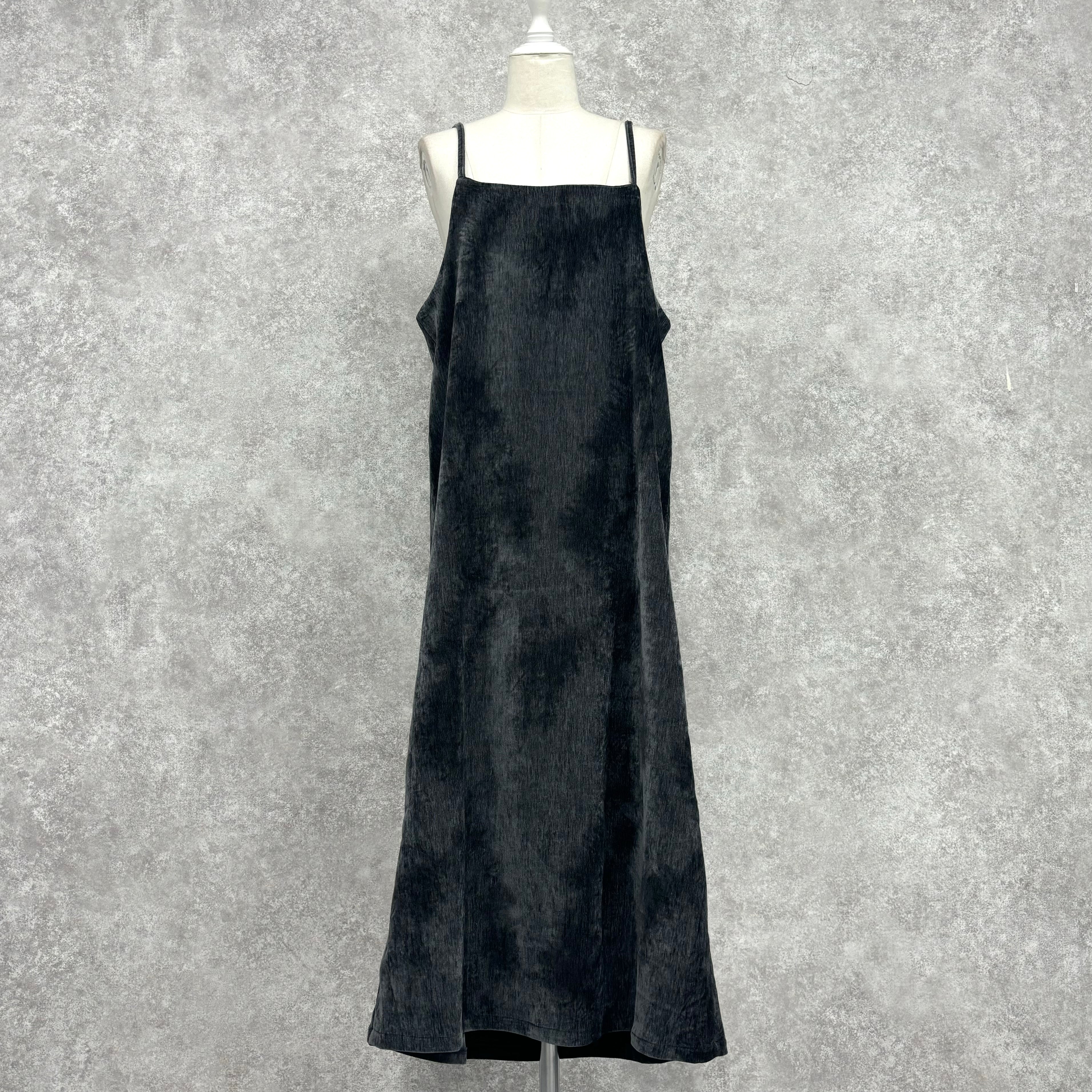 ベロアワンピース グレー ※10/29~11/4より順次発送予定