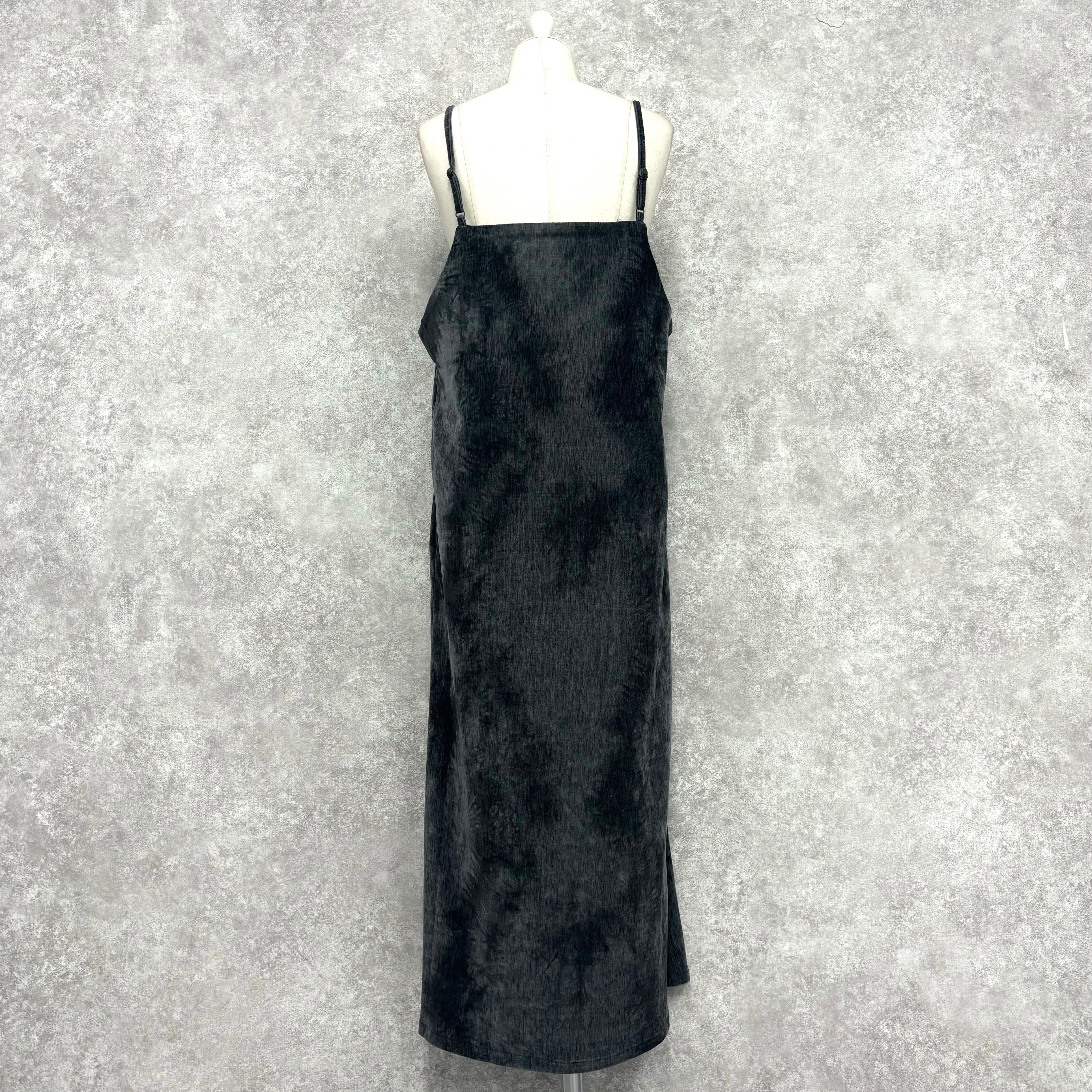 ベロアワンピース グレー ※10/29~11/4より順次発送予定