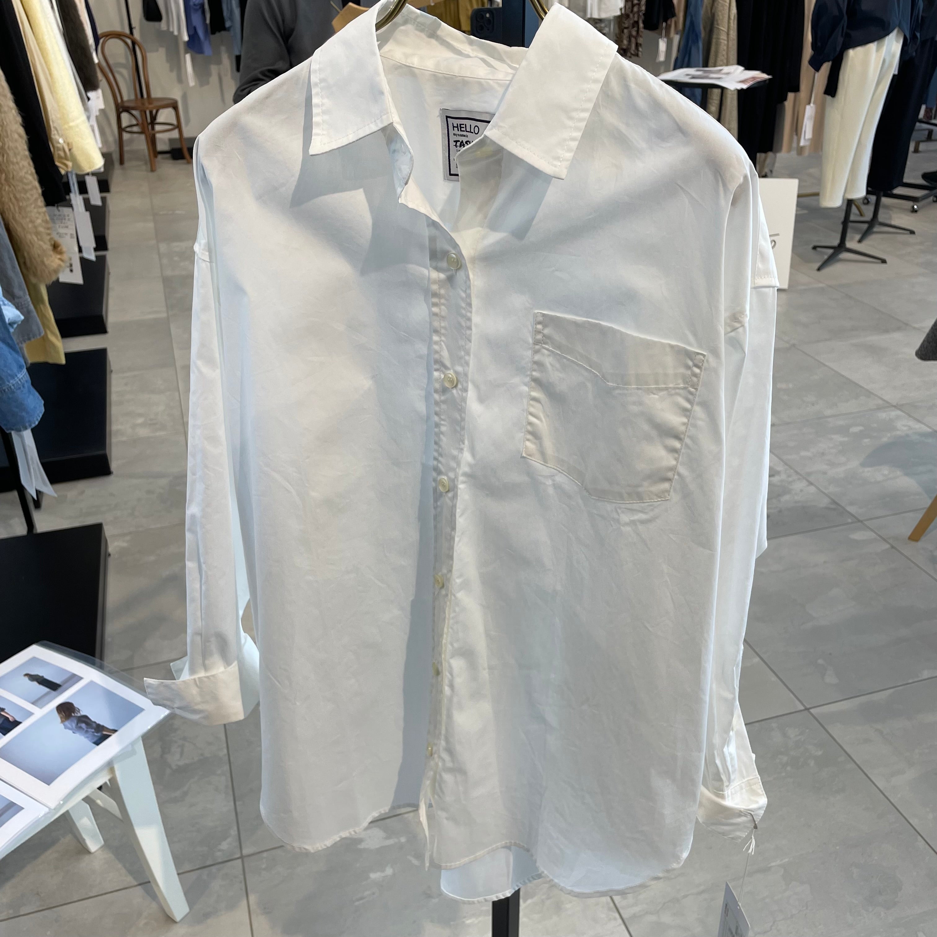 STANDARDシャツ ホワイト ※11月上旬〜中旬頃より配送予定