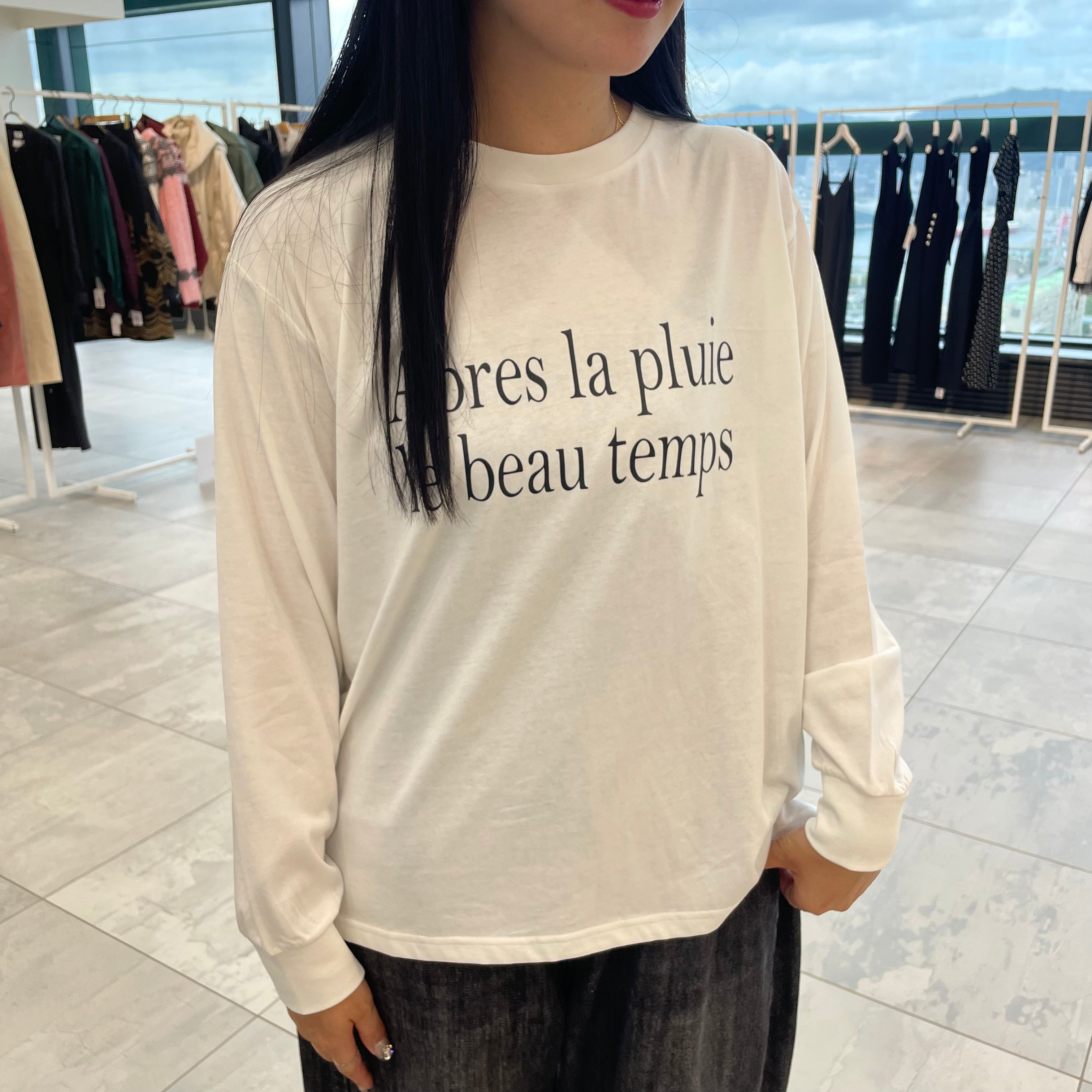 メンテンジクロゴプリントロンT 003 ホワイト ※11月上旬〜中旬頃より配送予定