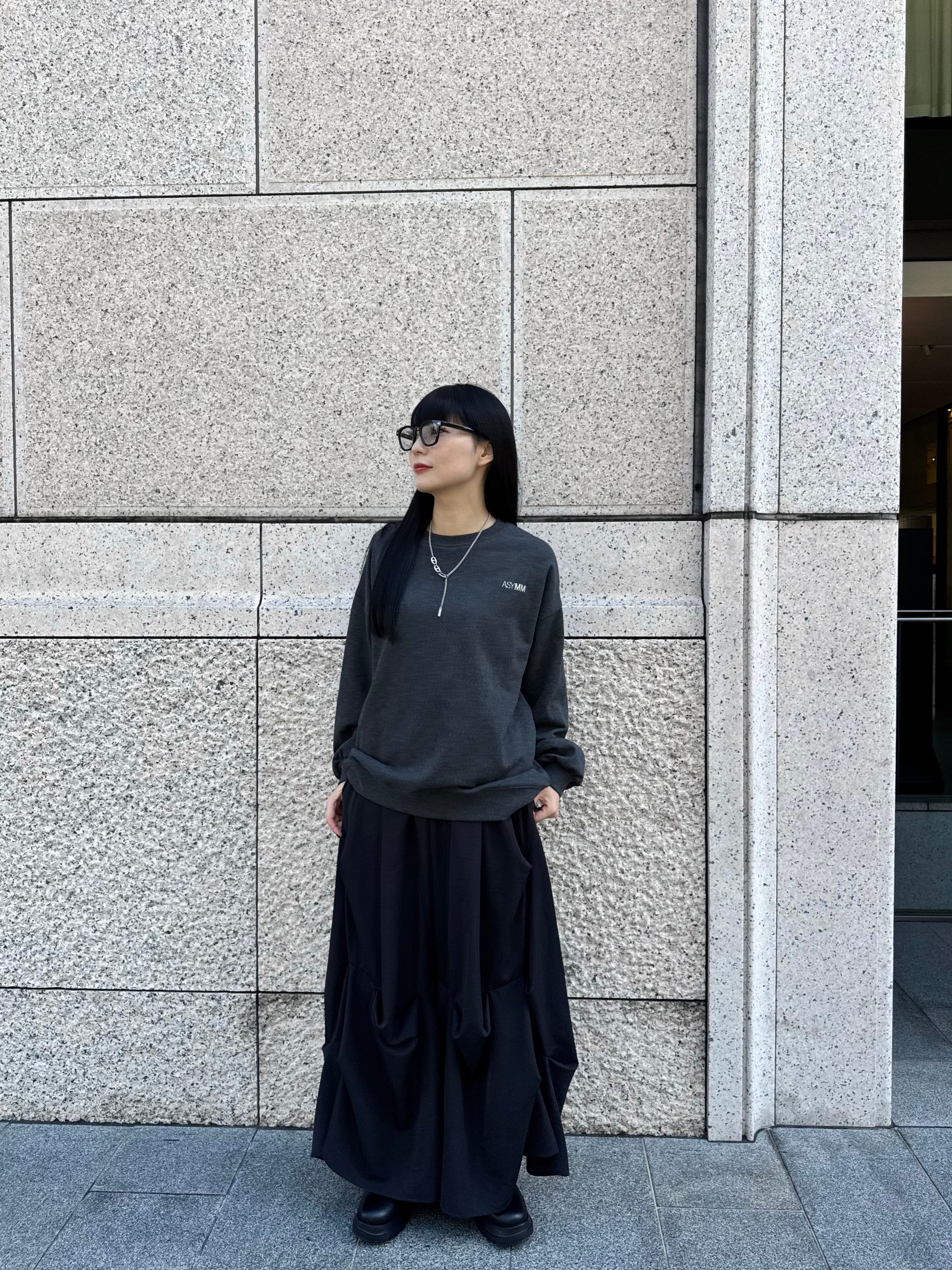 【ASYMM】ICON SWEAT -gray- ※1週間前後で配送予定