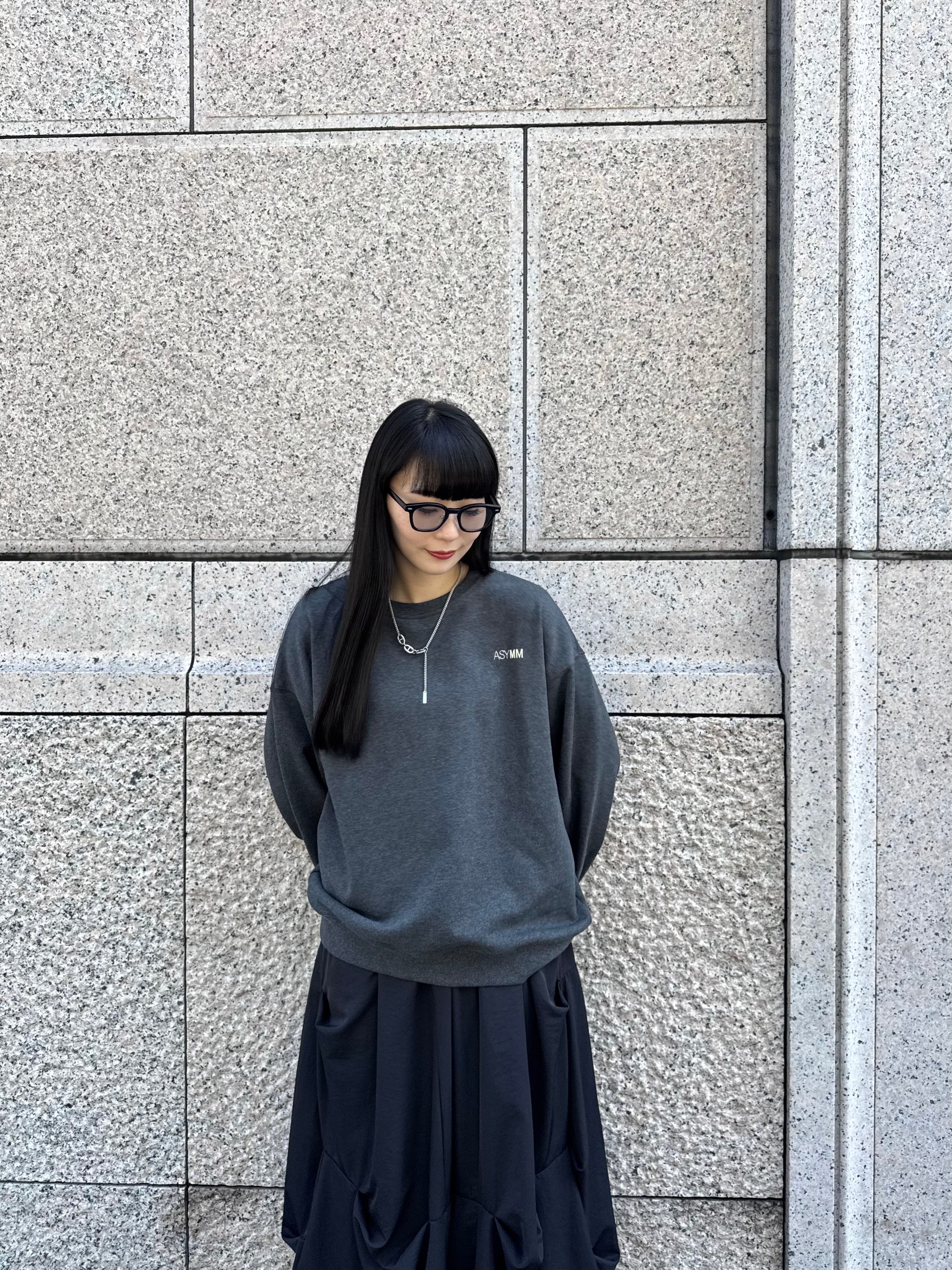 【ASYMM】ICON SWEAT -gray- ※1週間前後で配送予定