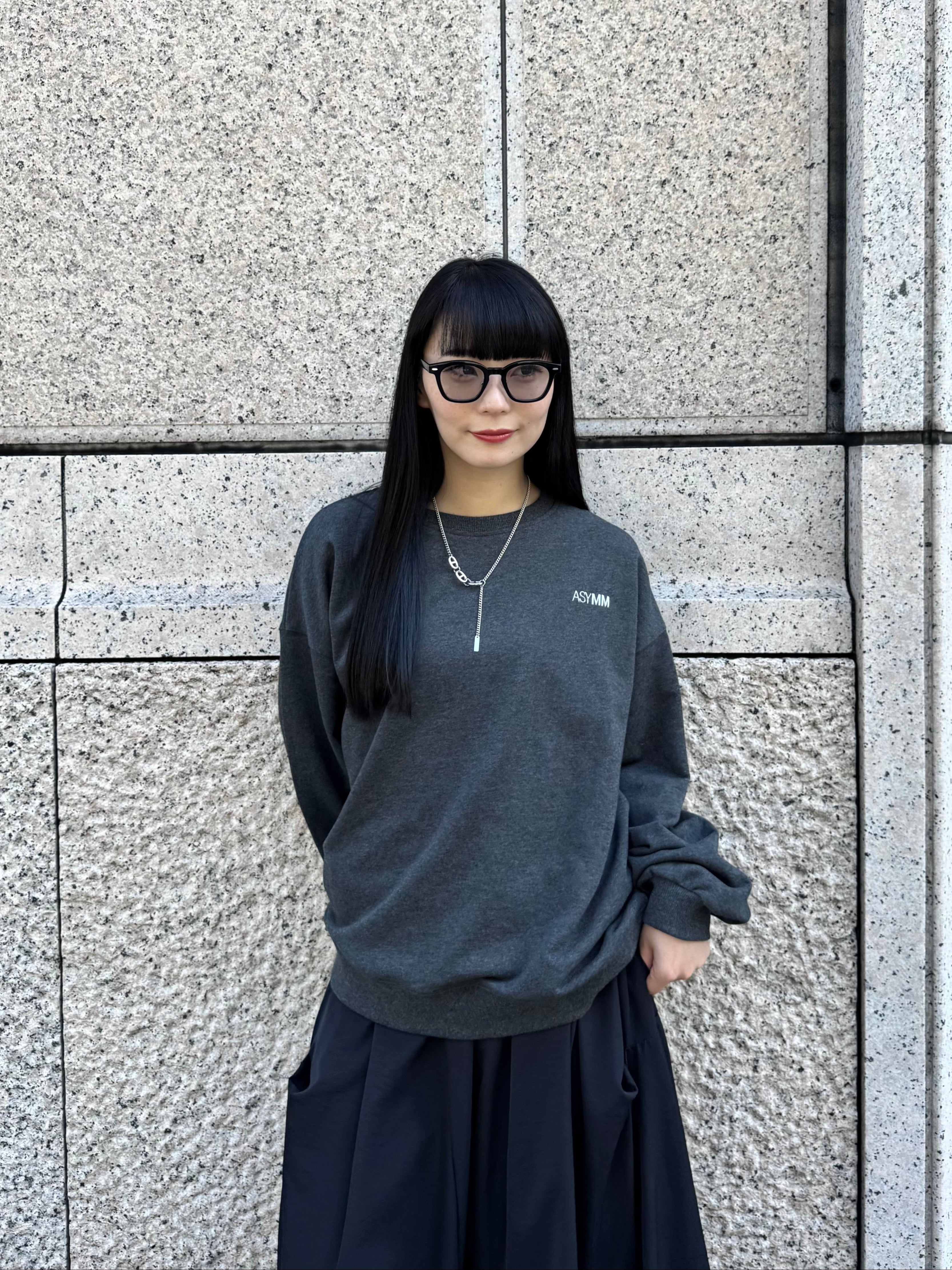 【ASYMM】ICON SWEAT -gray- ※1週間前後で配送予定