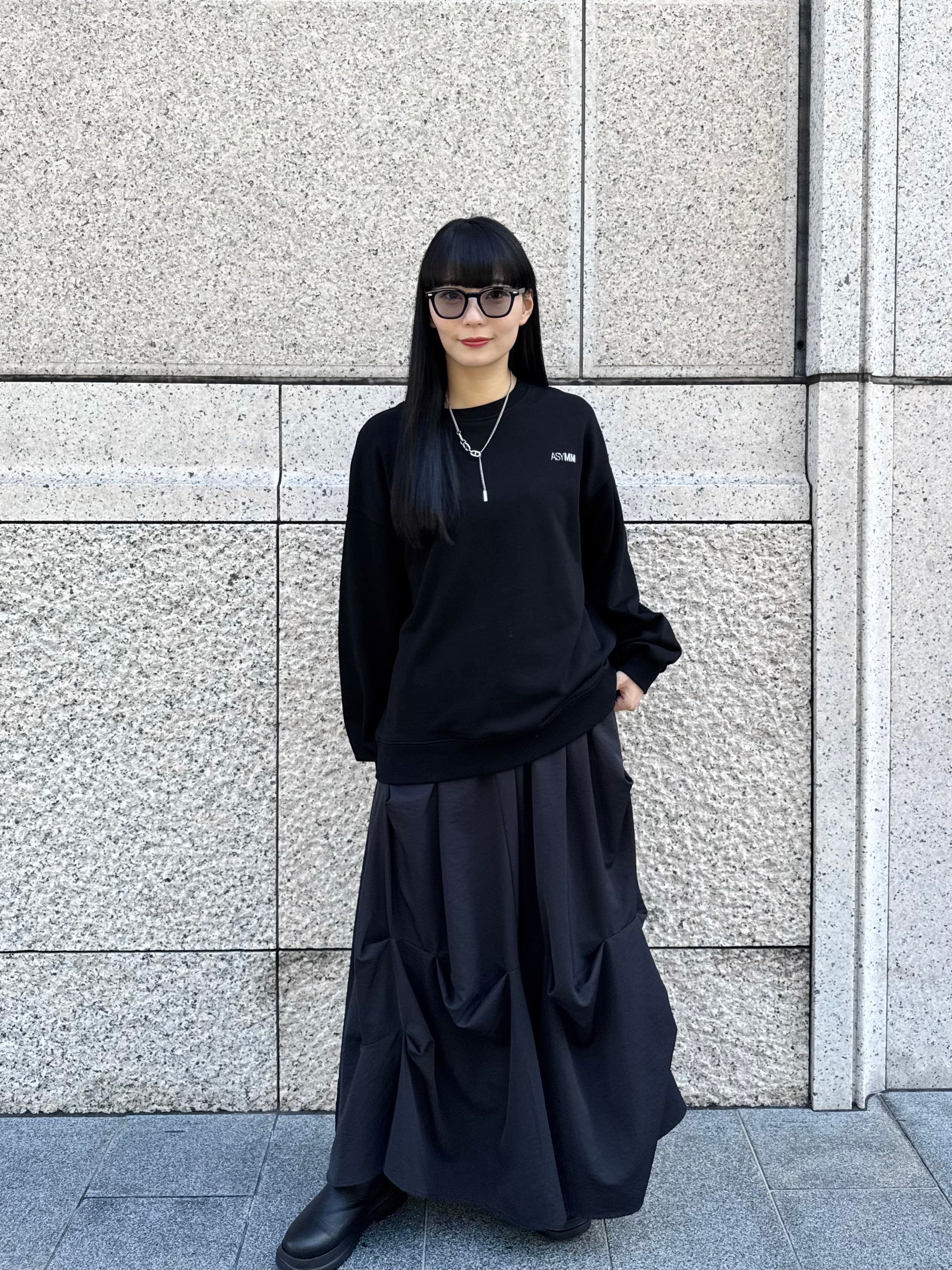 【ASYMM】ICON SWEAT -black- ※1週間前後で配送予定