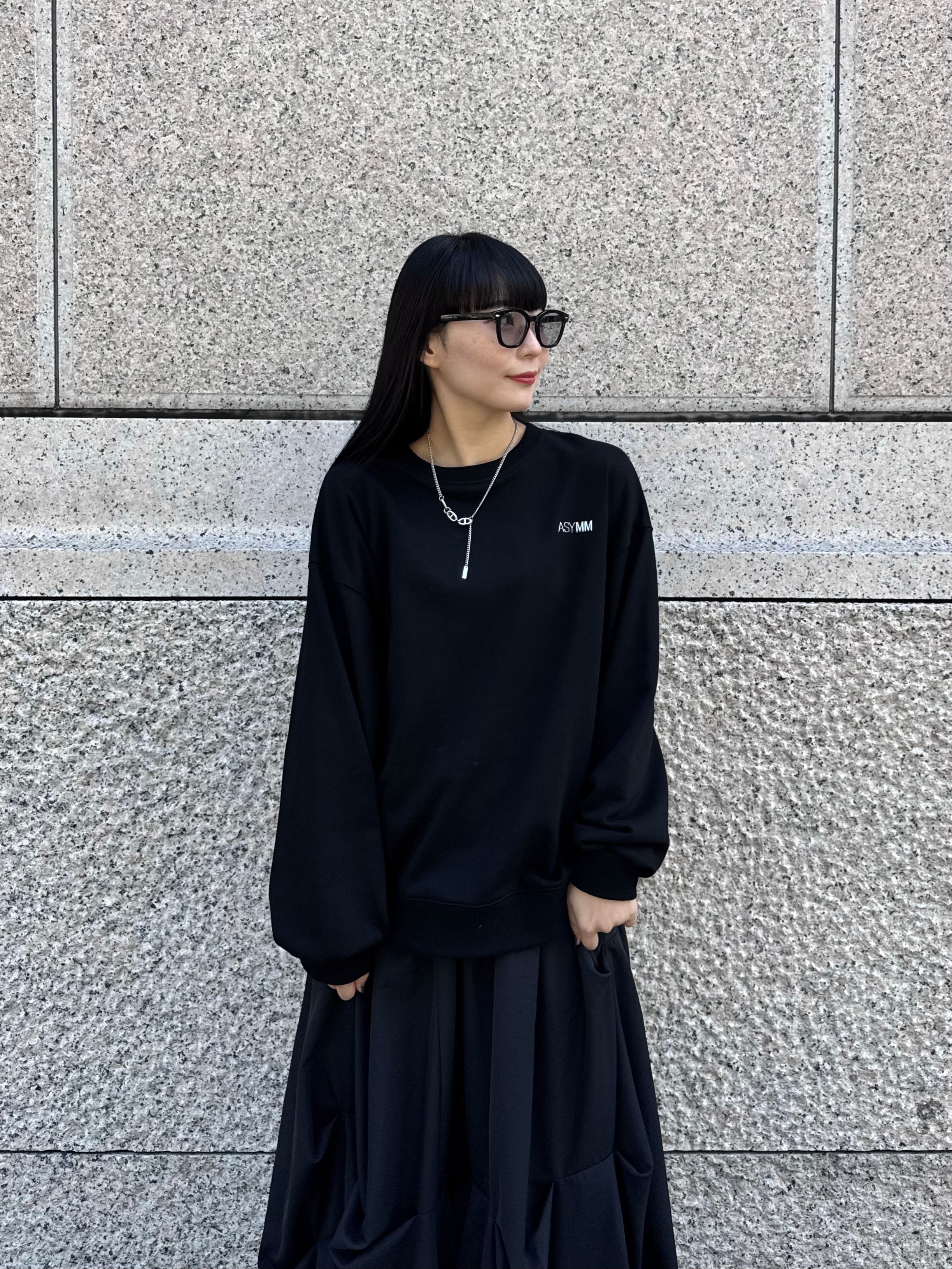 【ASYMM】ICON SWEAT -black- ※1週間前後で配送予定