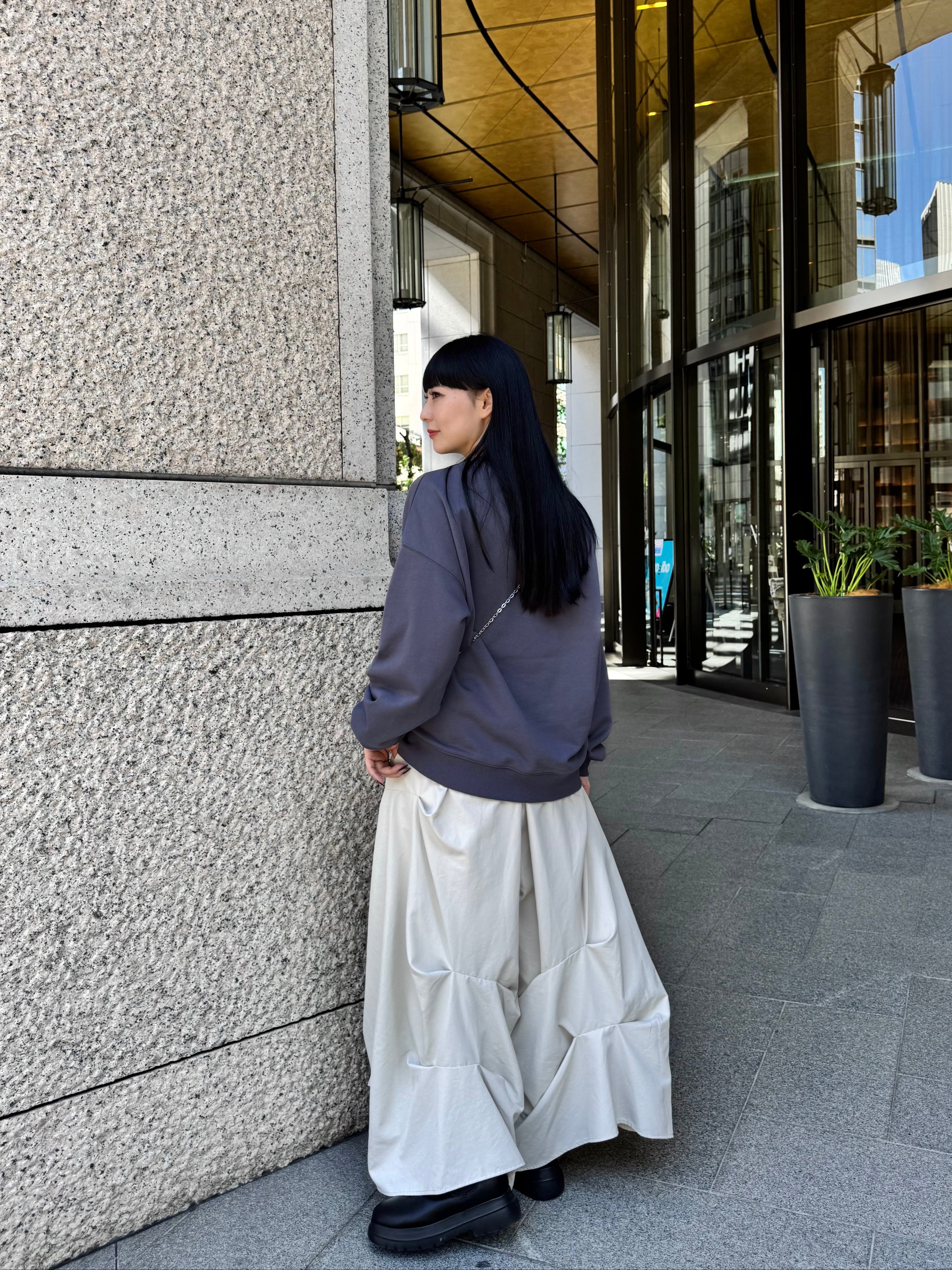 【ASYMM】ICON SWEAT -blue gray- ※1週間前後で配送予定