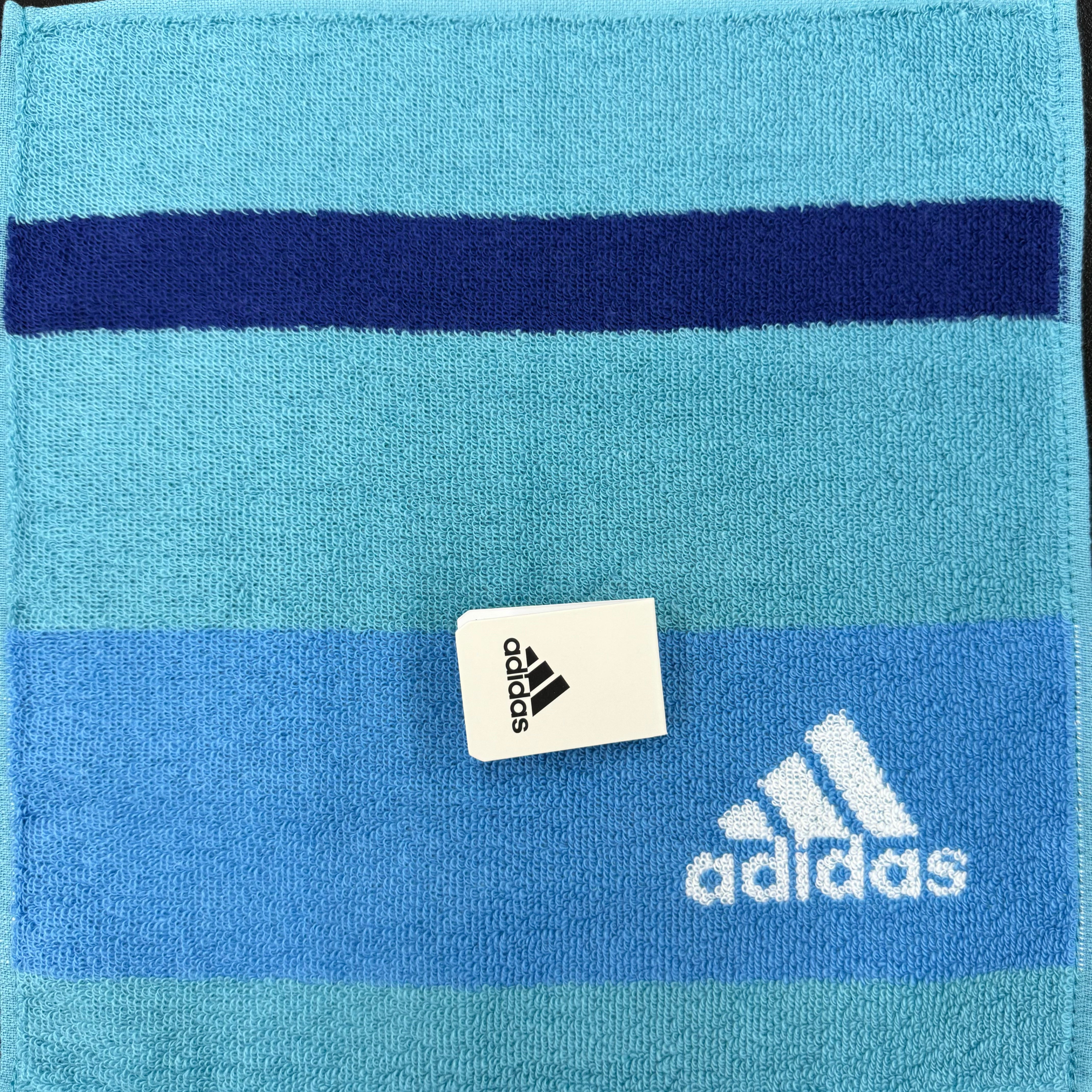 【adidas】ハンカチ ライン 2色 ※6/25-28より順次配送