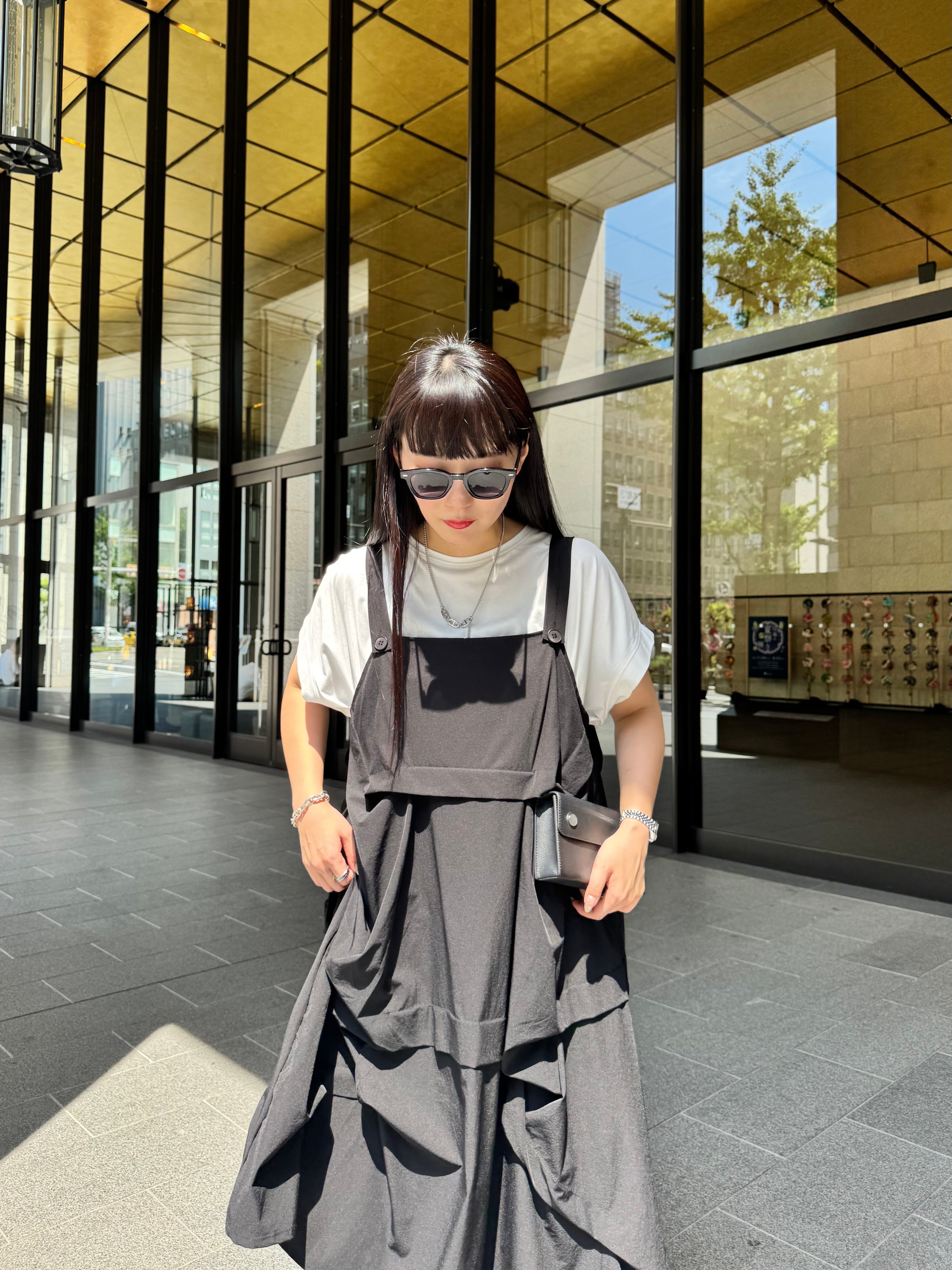 【ASYMM】RIPPLE JUMPER DRESS