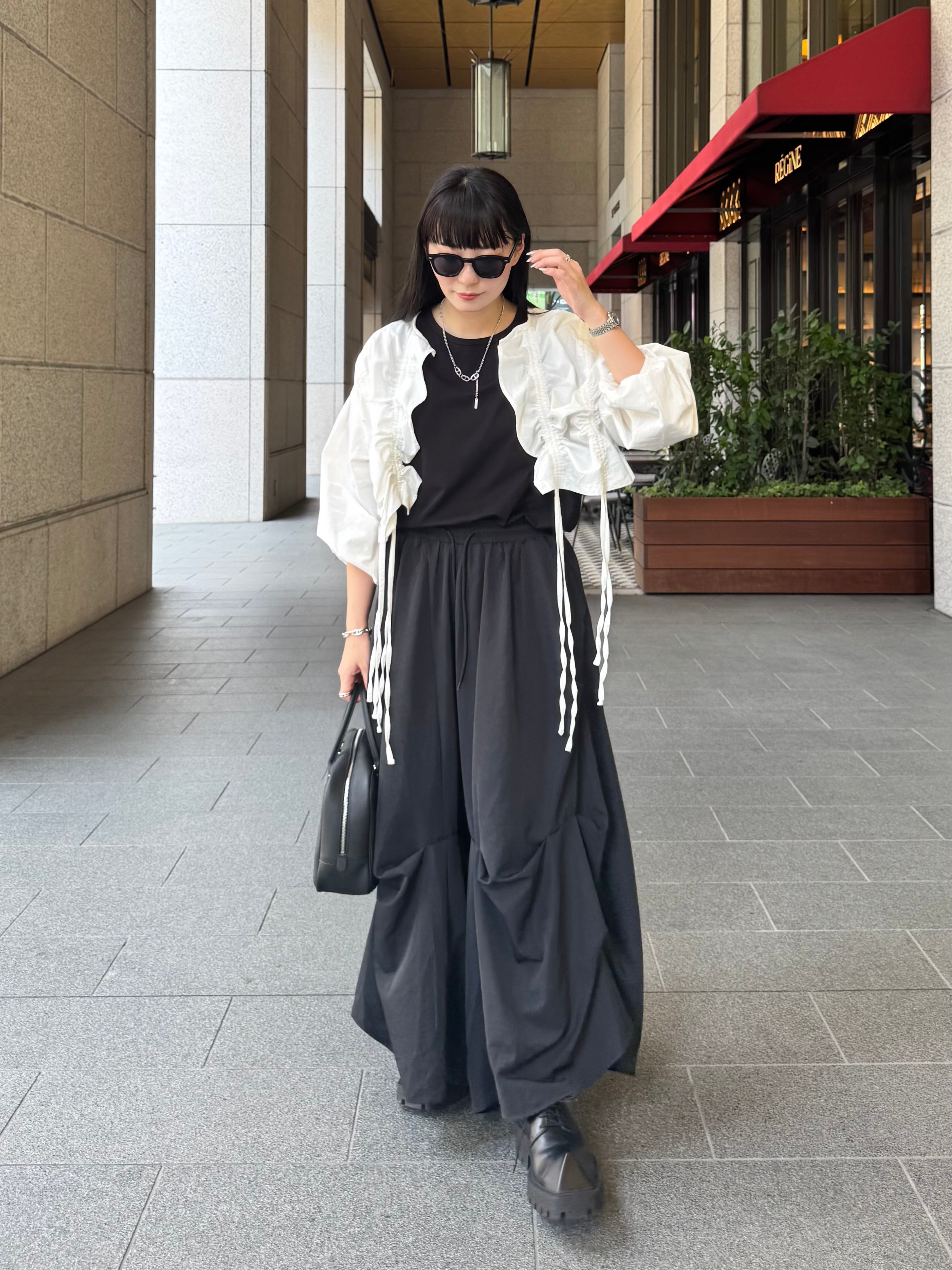 【ASYMM】DROSTIN JACKET -white-