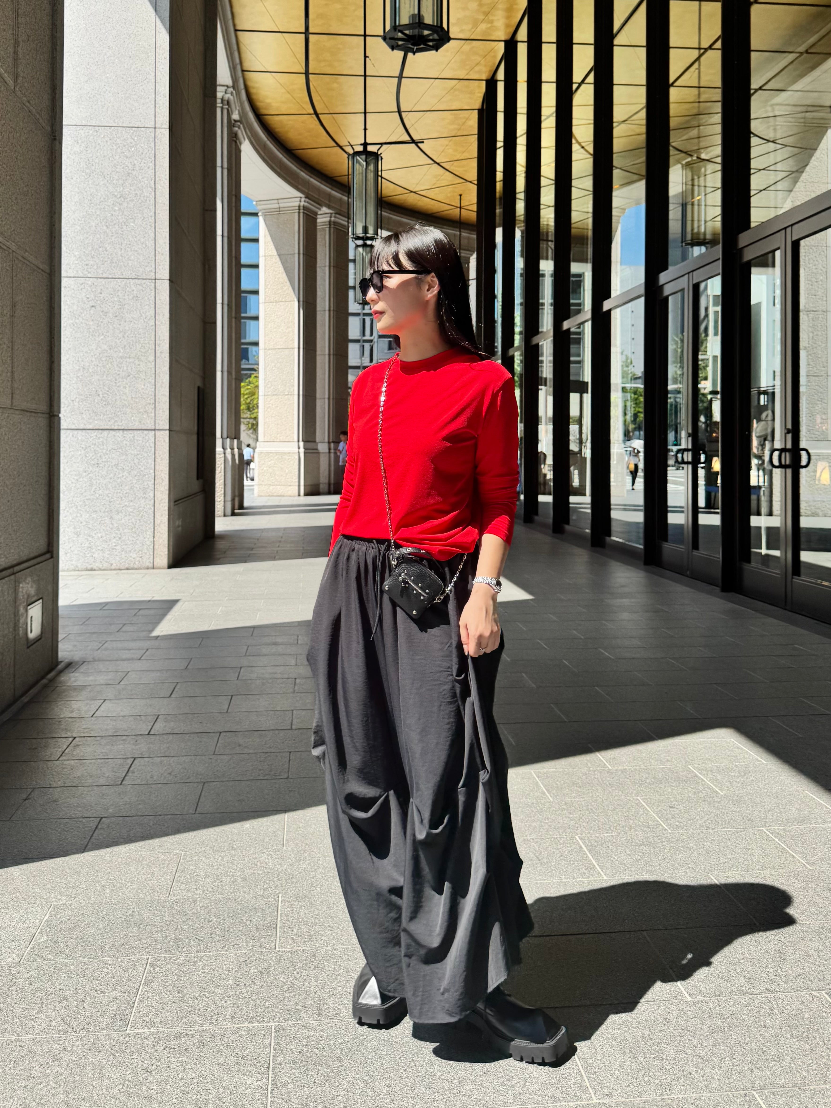【ASYMM】INFINITE EASE TEE -red-