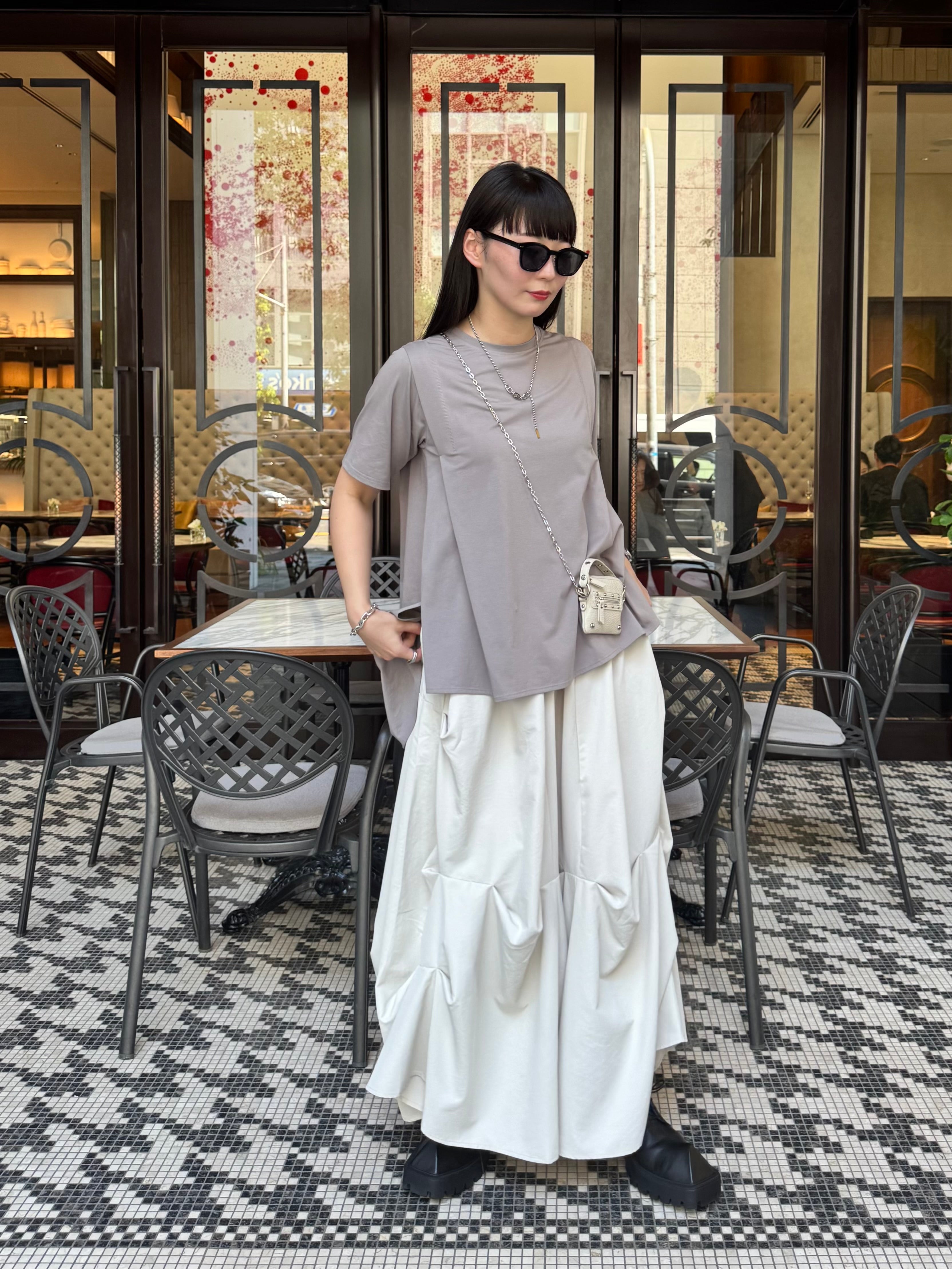 【ASYMM】LINASYM TEE -gray-