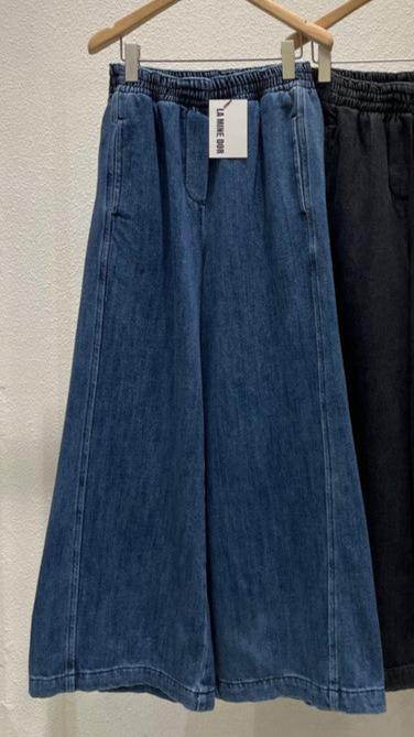 【LA MINE DOR】 ポケットデニムパンツ -ブルー- ※10月下旬〜11月上旬頃より順次発送予定