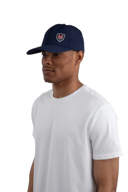 【MISSION】Flex Varsity Hat Navy S/M ※8/20〜26より順次発送