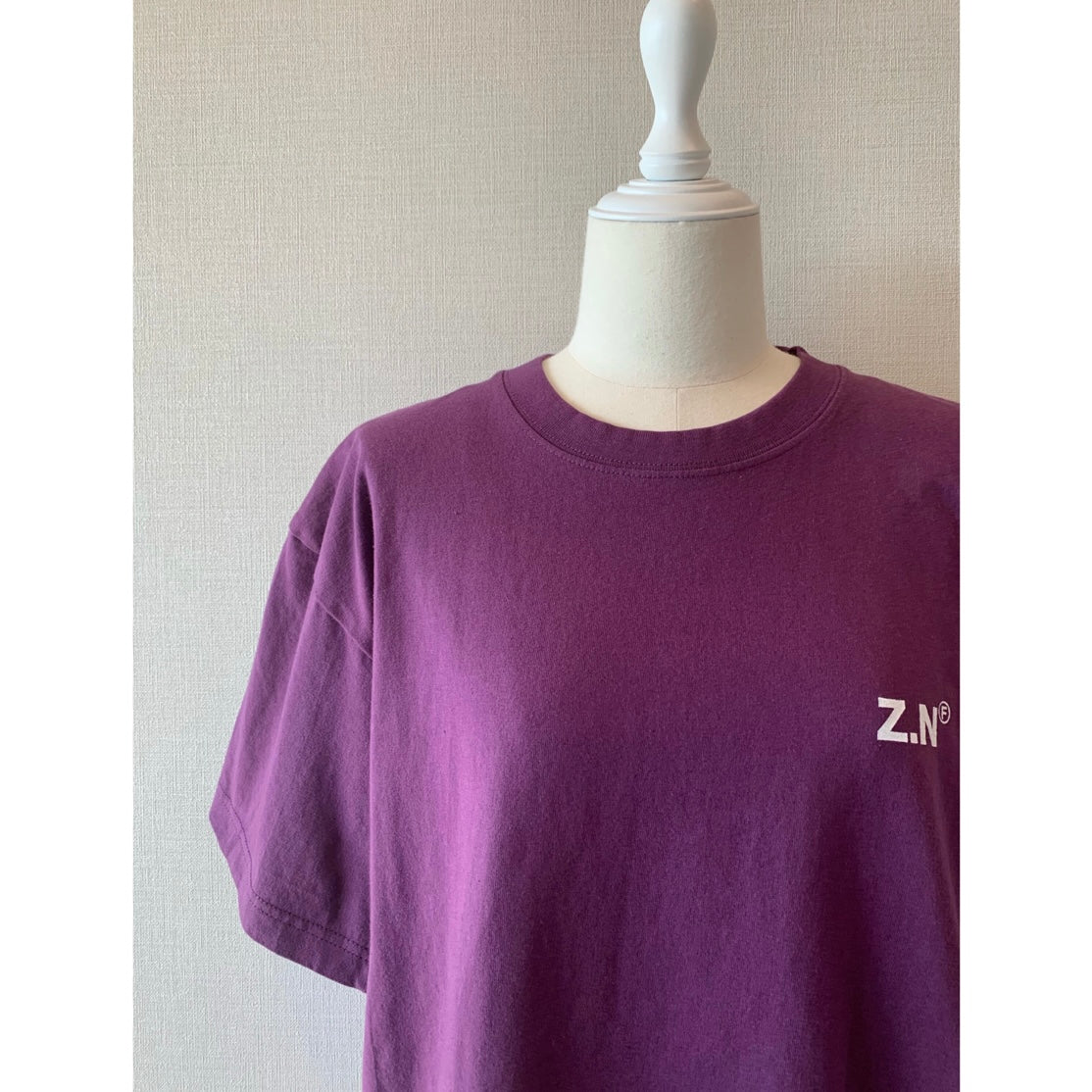 ※事務所配送【O034】ZOUTONEKO オリジナルロゴTシャツ パープル Sサイズ