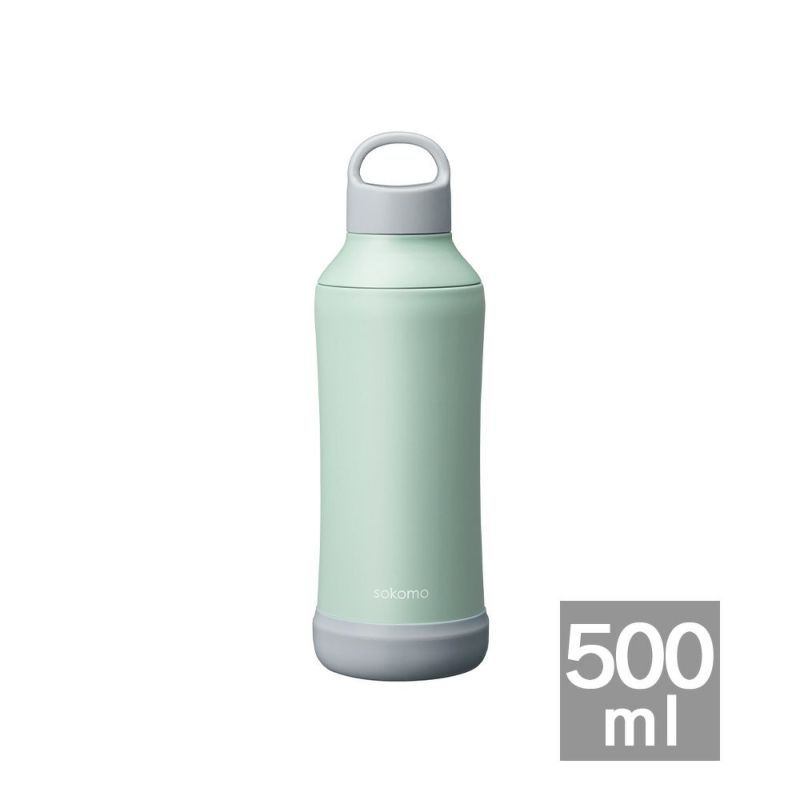 【マイボトルスティック3本付き】そこまで洗えるボトル500ml　ブルー　※11/12〜18より順次発送