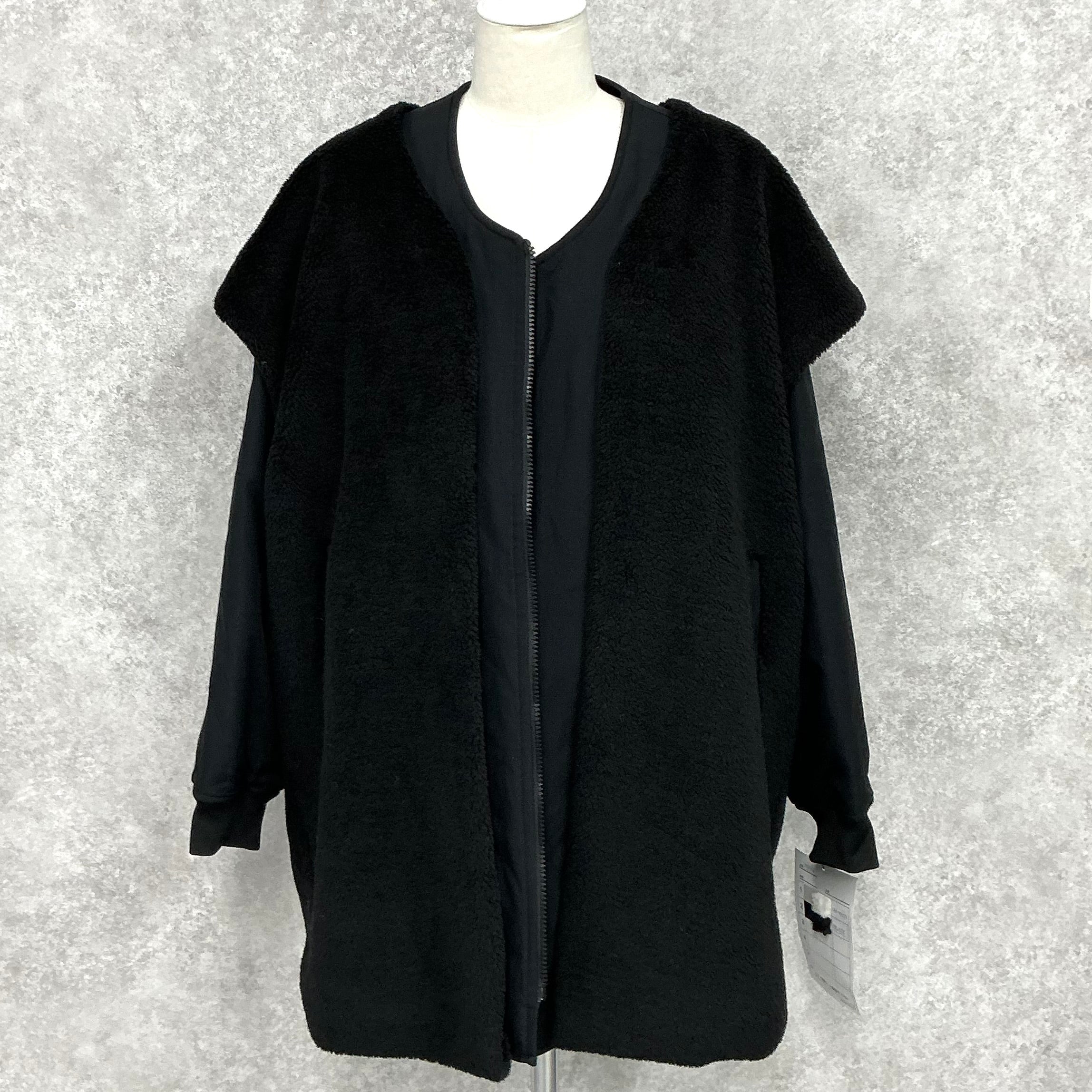 ベスト付きキルティングアウター　-ブラック-　※10/29~11/4頃より順次発送予定 ※ハンガー納品