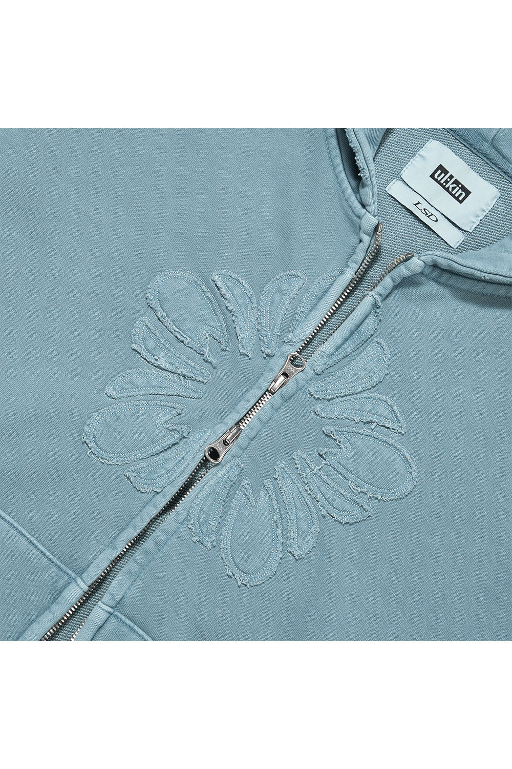 ※予約商品【ULKIN】MUGUNG Vintage Zip-up Hoodie_AQUQ　※12月頃より順次配送予定