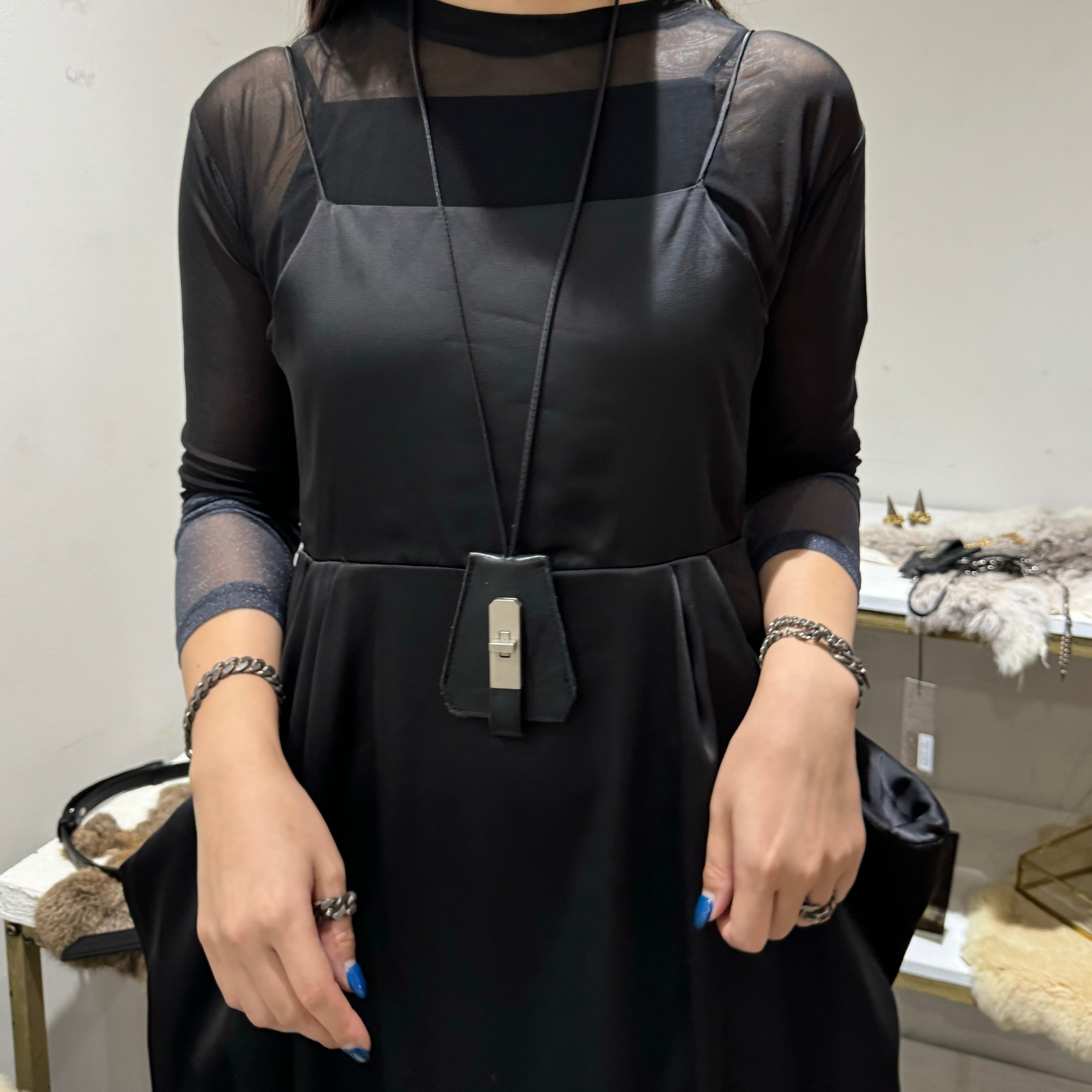 ⚠️予約【M.U.L.】レザーキーネックレス　※R7. 6月末納品予定