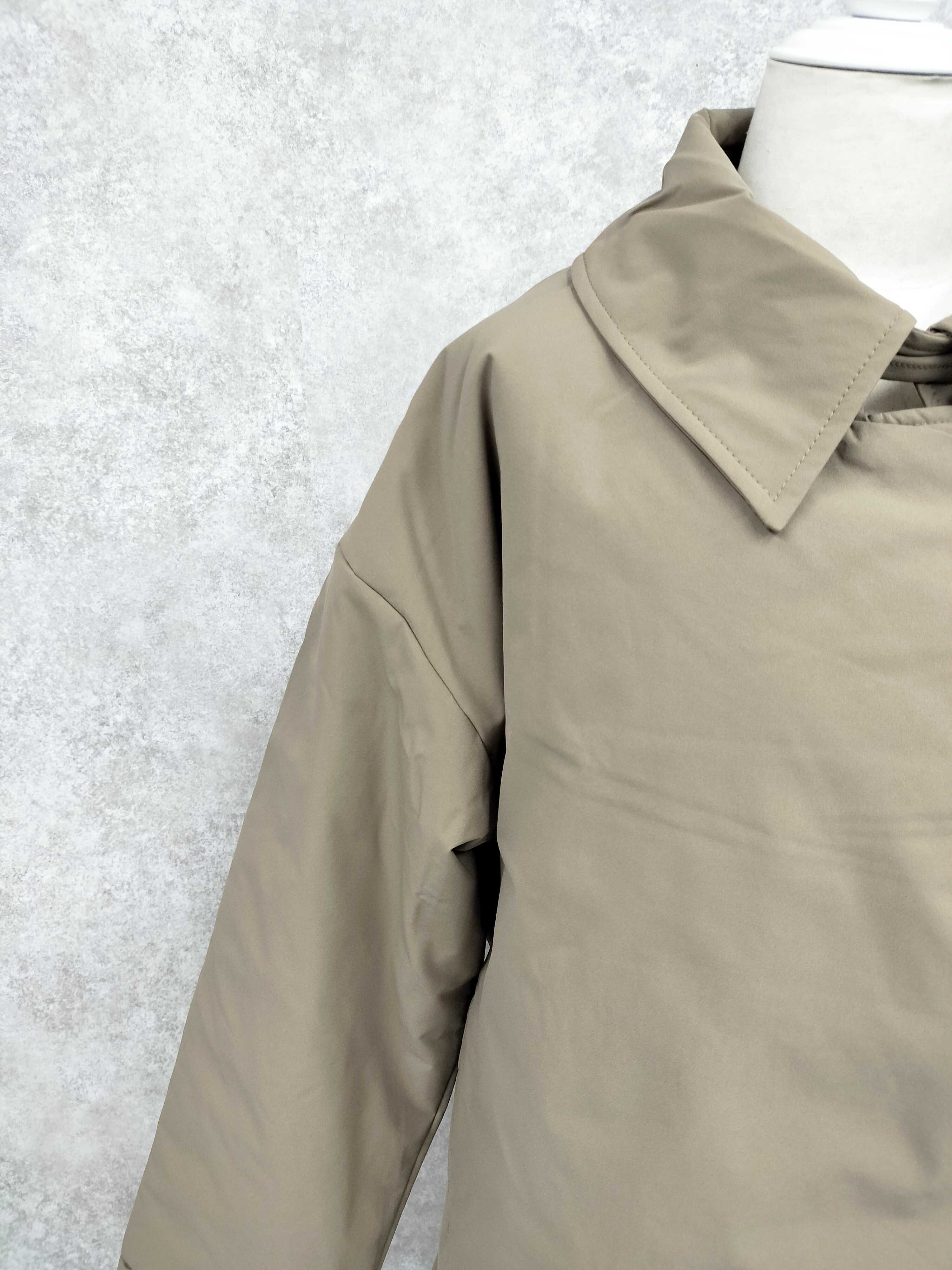 ステンカラーアウター　-グレージュ-　※3/19〜25迄に順次発送予定