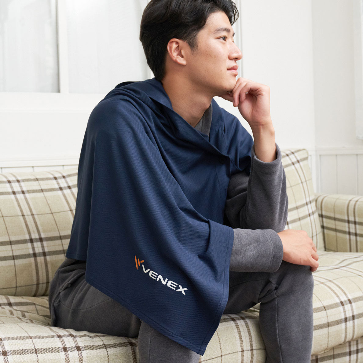 【オールマイティ🌟】VENEX　リカバリークロス プラス　-ネイビー‐　※4/16-22頃より配送予定