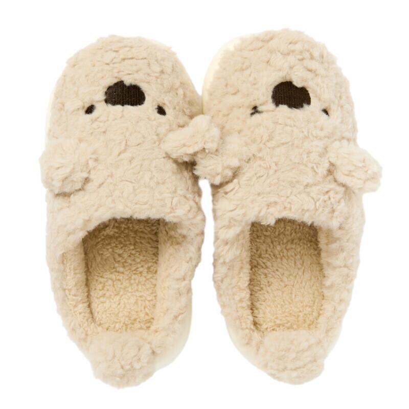 【フレンズストア】ARTBOX もこもこスリッパ　-くま②-　※10/29-11/4頃より順次発送予定