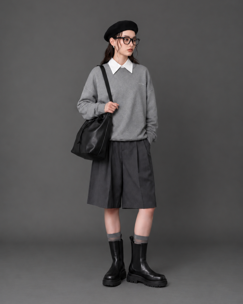 ICON SWEAT -light gray-