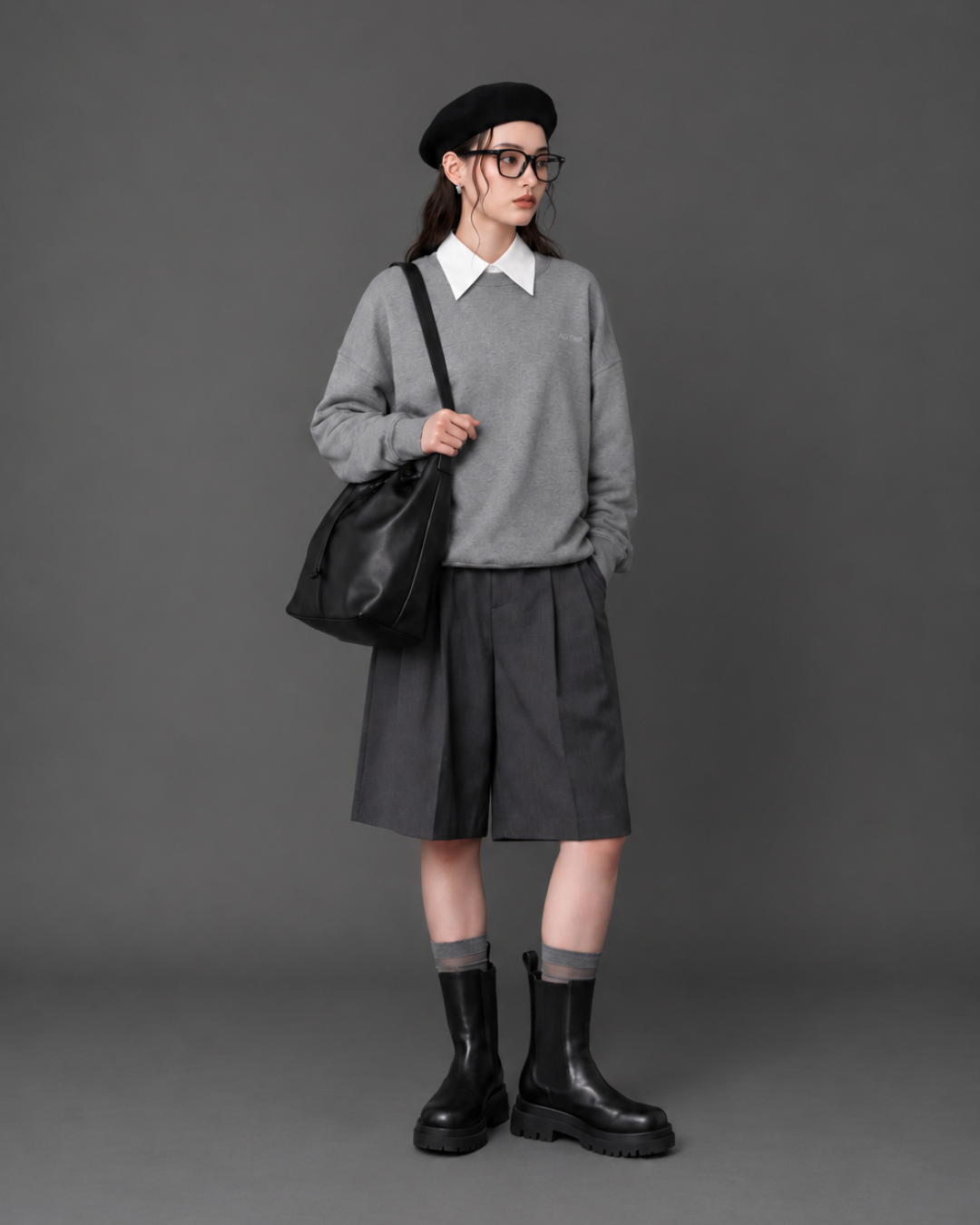 ICON SWEAT -light gray-