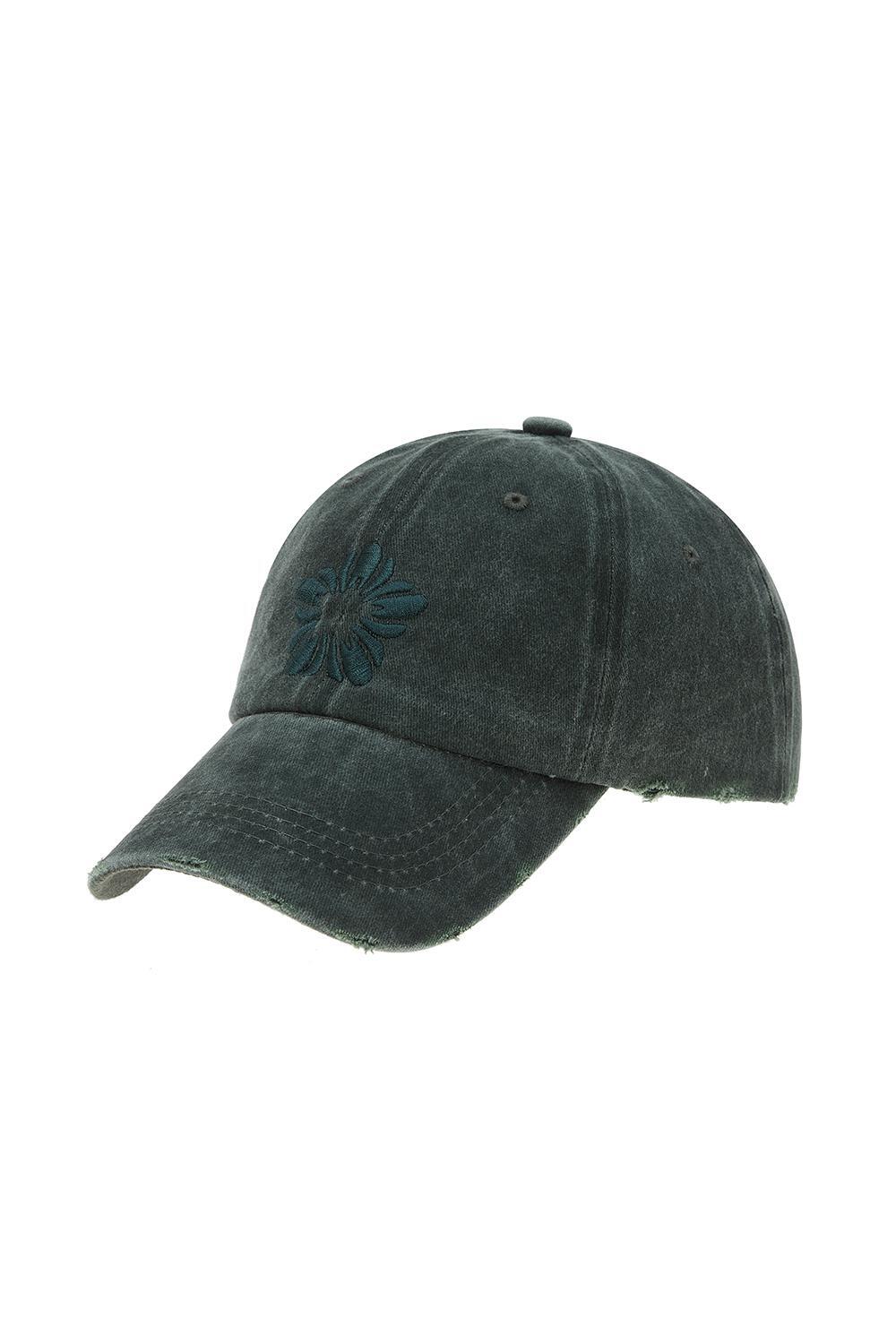 ※予約商品【ULKIN】[Runway] MUGUNG Embroidery Pigment Ball Cap_Khaki　※12月頃より順次配送予定