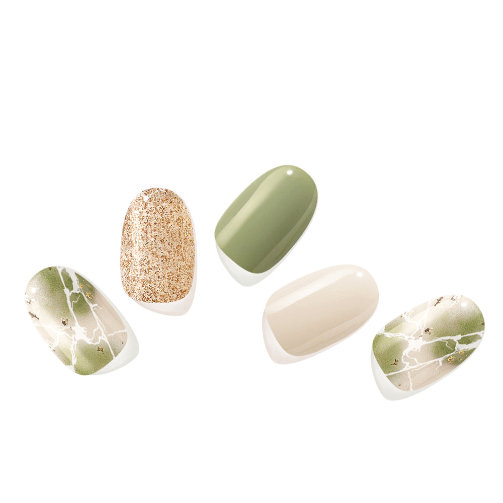 ellipsノベルティ対象商品【EDGEU】ジェルネイルシール　 ENA720 OLIVE NUANCE　※8/20〜26より順次発送予定