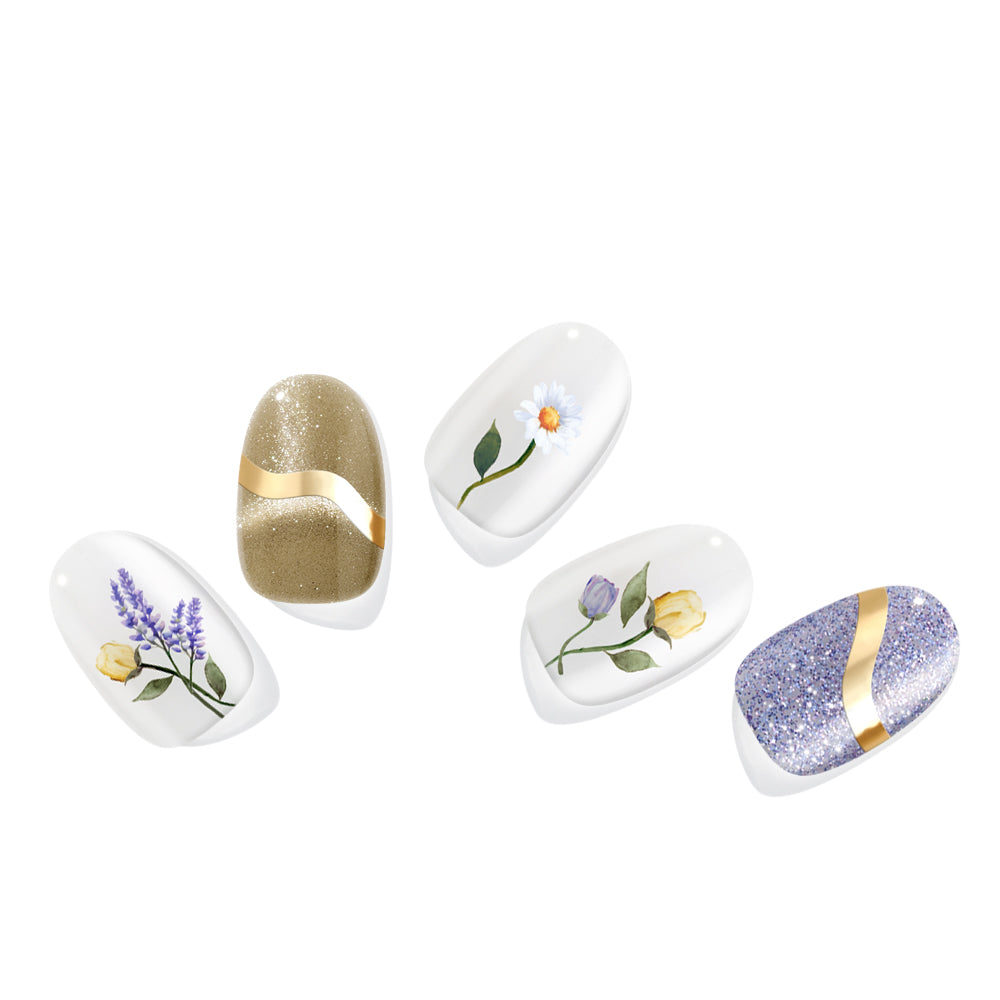 ellipsノベルティ対象商品【EDGEU】ジェルネイルシール　 ENS722 DREAMING GARDEN　※8/20〜26より順次発送予定