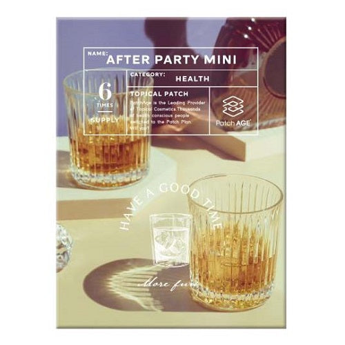 PatchAge AfterParty(ｱﾌﾀｰﾊﾟｰﾃｨｰ）6枚入　※2/26〜3/4頃より順次発送
