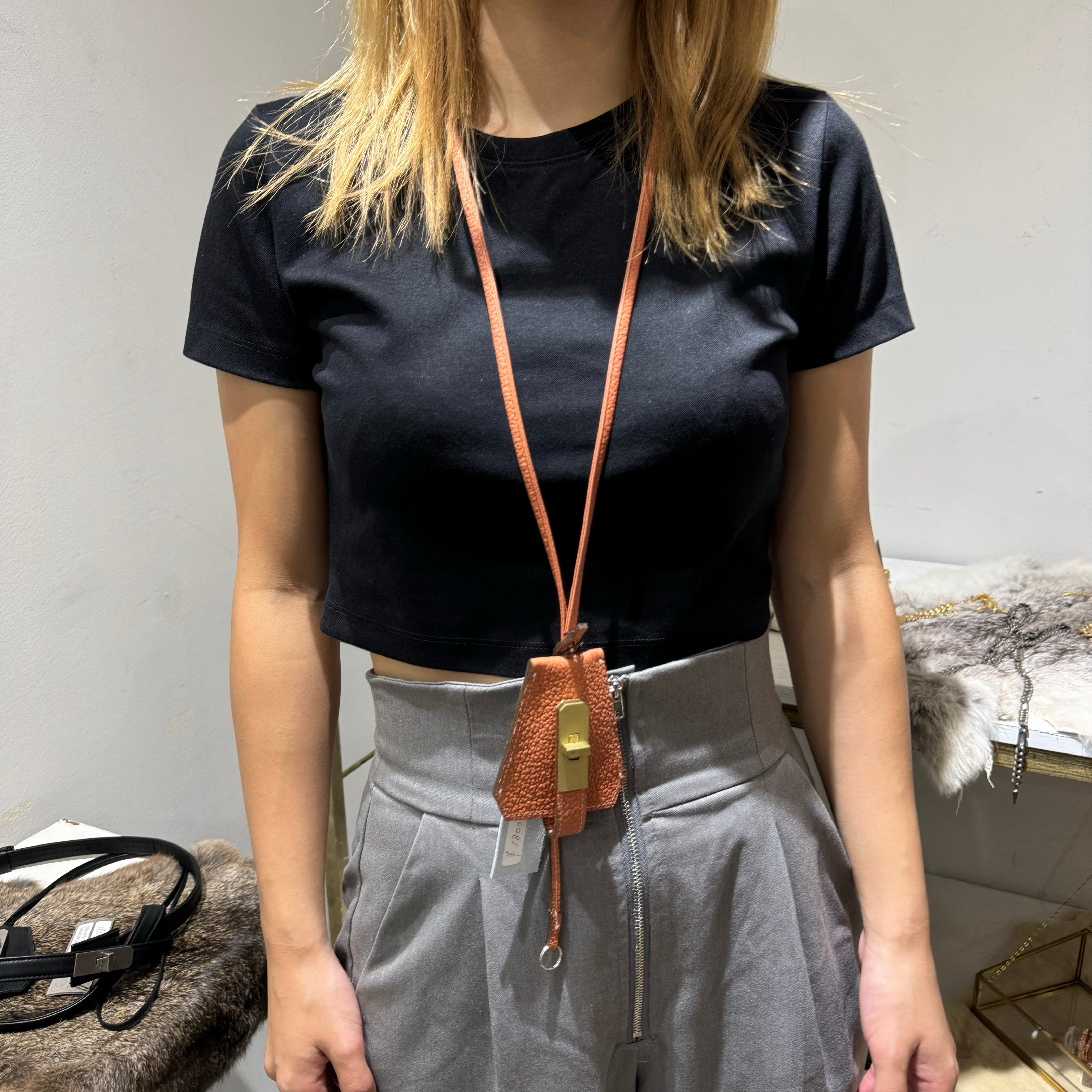 ⚠️予約【M.U.L.】レザーキーネックレス　※R7. 6月末納品予定